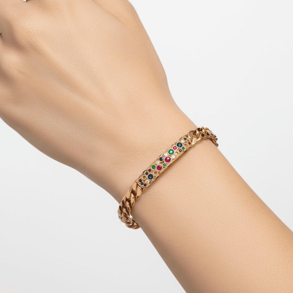 Torsade Sacre Chain Bracelet in Yellow Gold