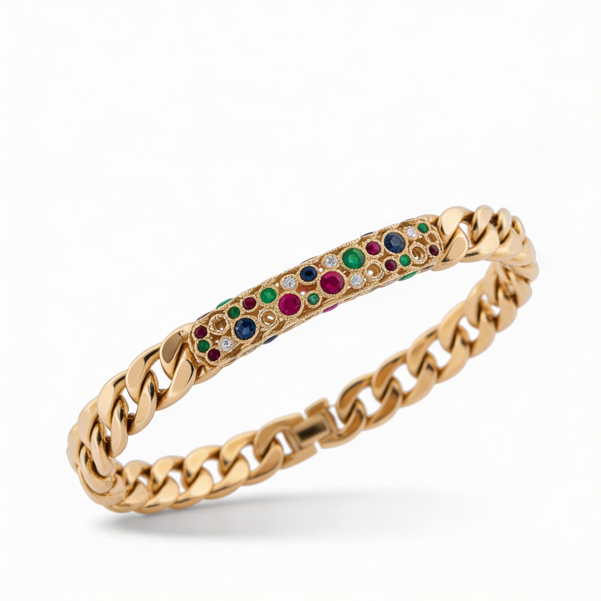 Torsade Sacre Chain Bracelet in Yellow Gold - 5