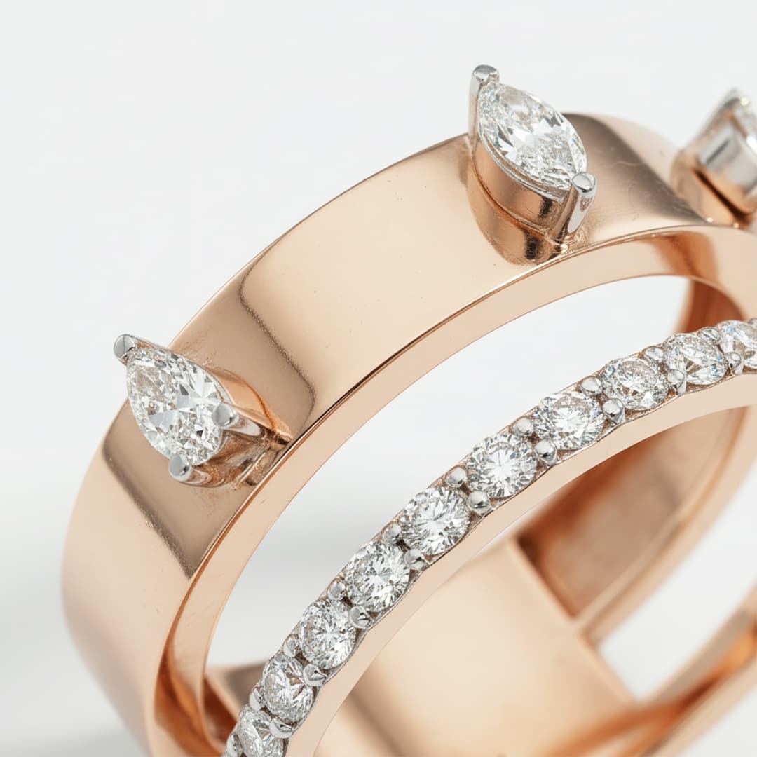 The Hiya Signature IV Dual Plane Diamond Ring - 4