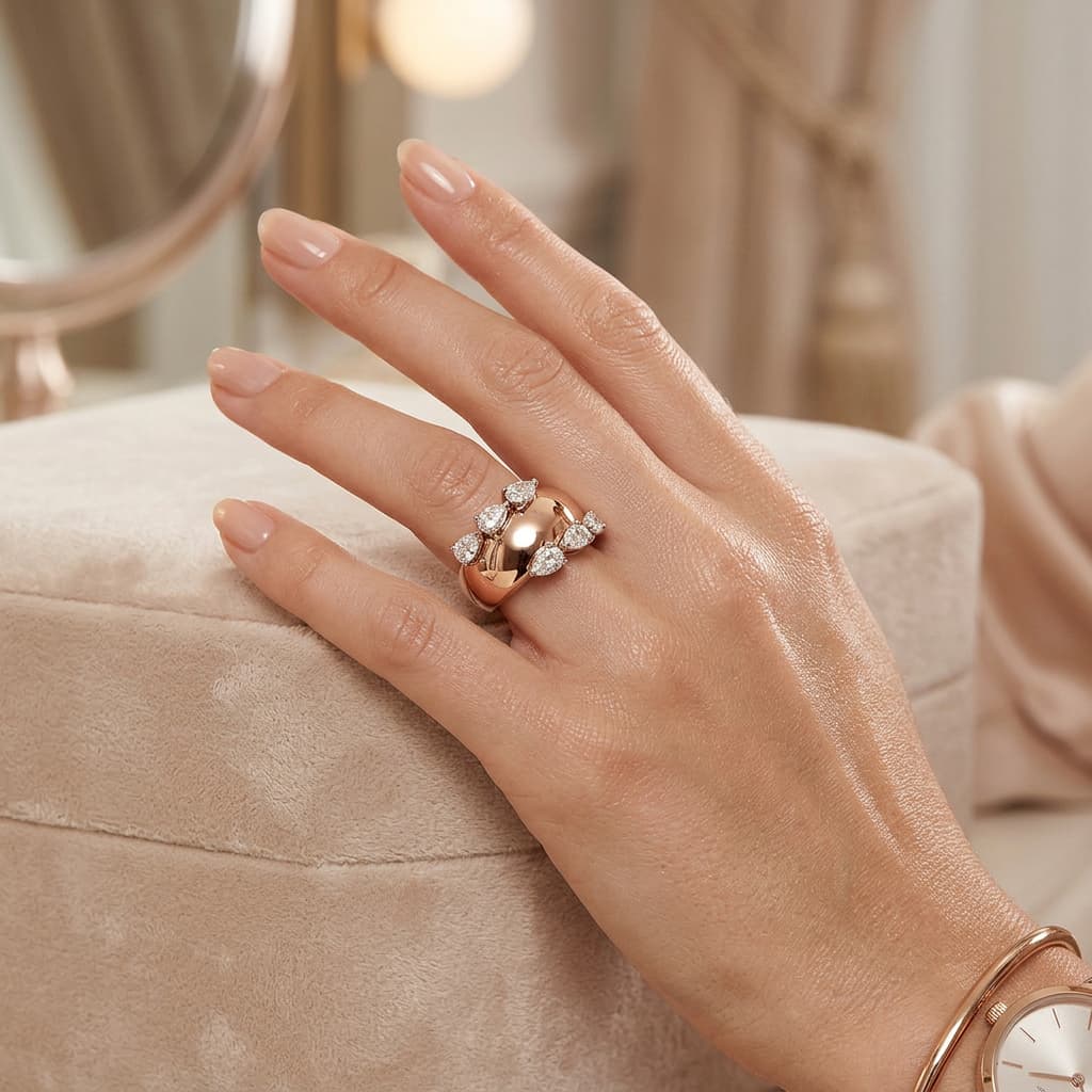 The Hiya Signature IV Mirrored Diamond Dome