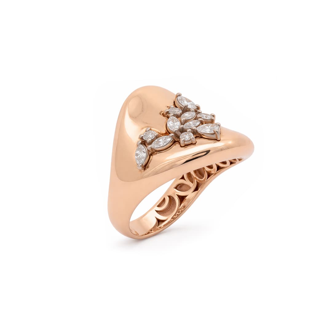 The Hiya Signature IV Sculpted Cluster Ring - 3