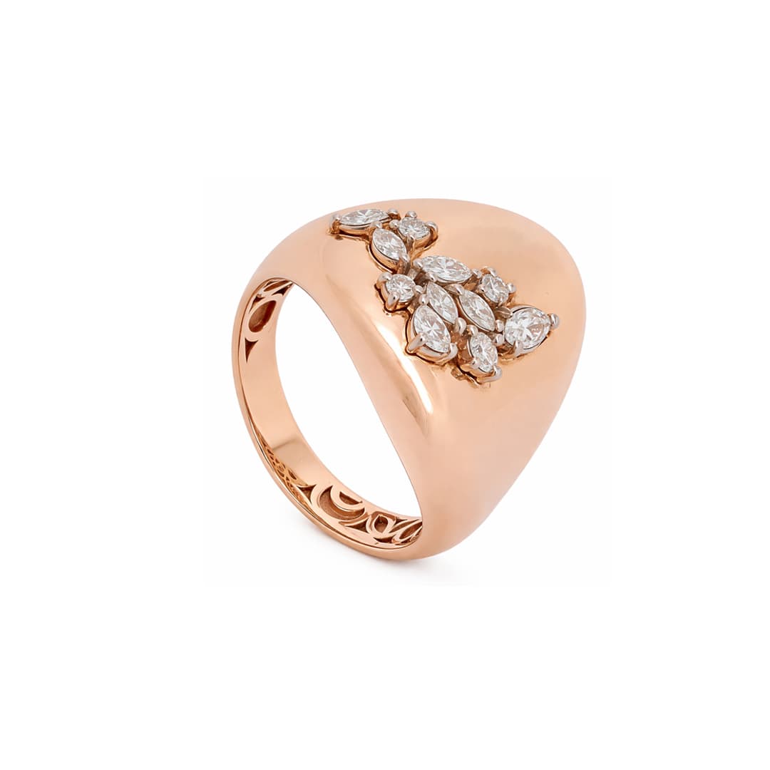 The Hiya Signature IV Sculpted Cluster Ring - 4