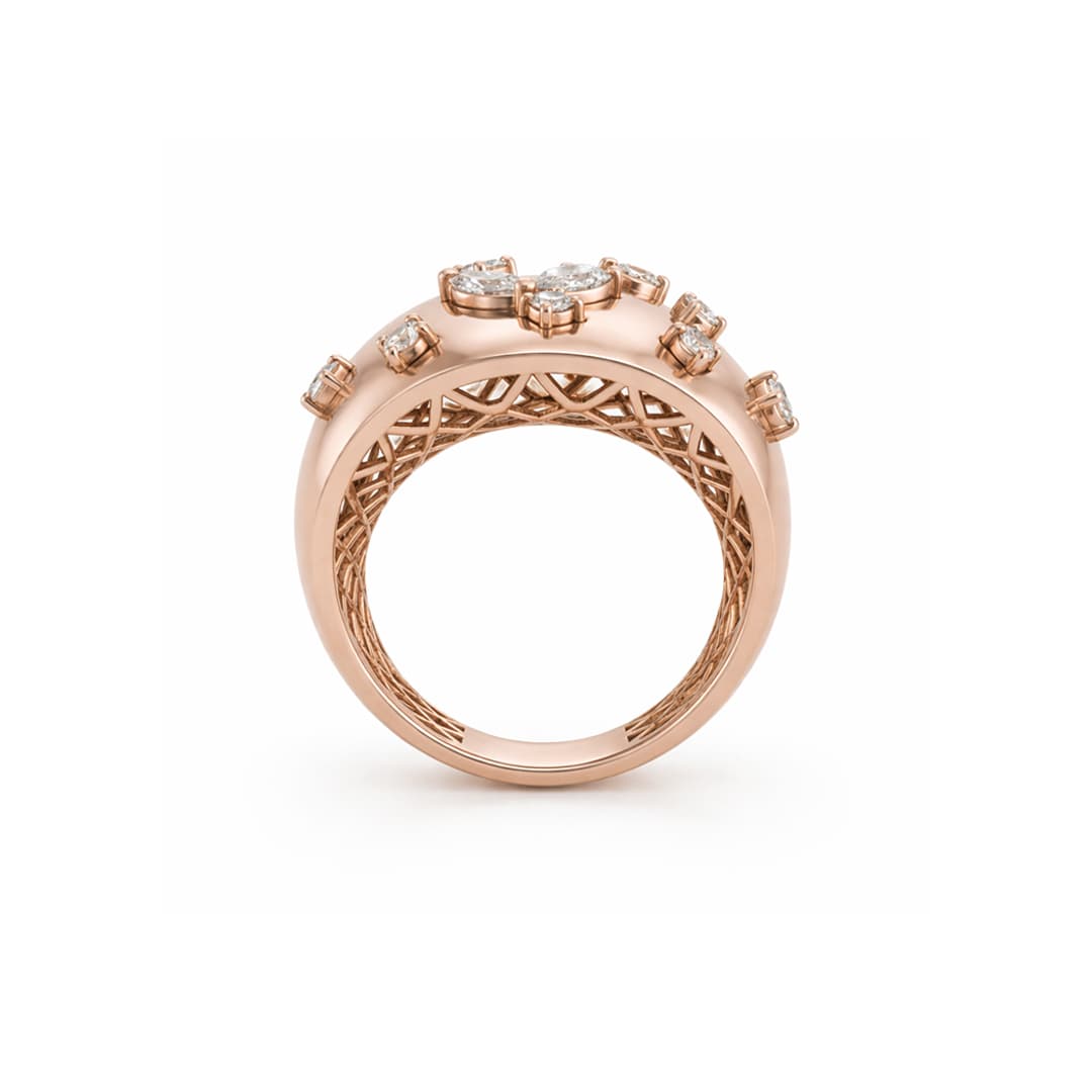 The Hiya Signature IV Constellation Dome Ring  - 3