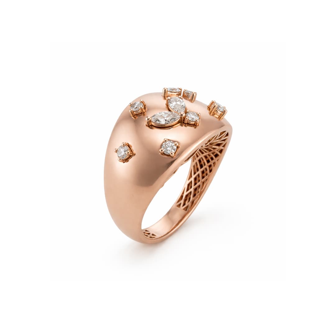 The Hiya Signature IV Constellation Dome Ring  - 4