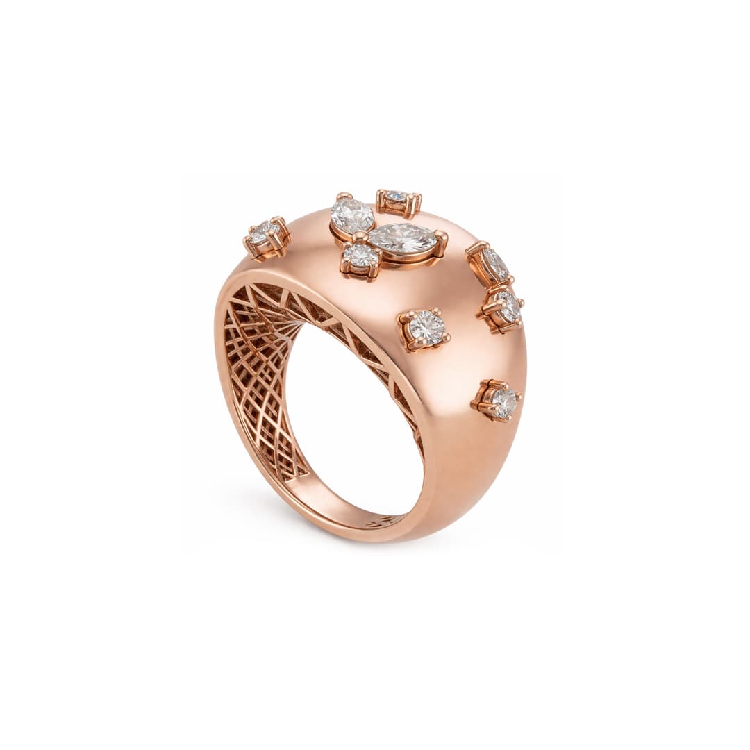 The Hiya Signature IV Constellation Dome Ring  - 5