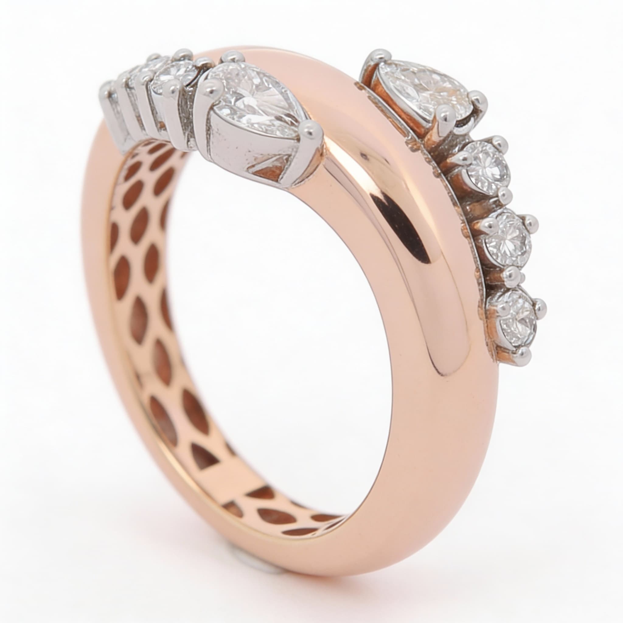 The Hiya Signature IV Aligned Marquise Ring - 3