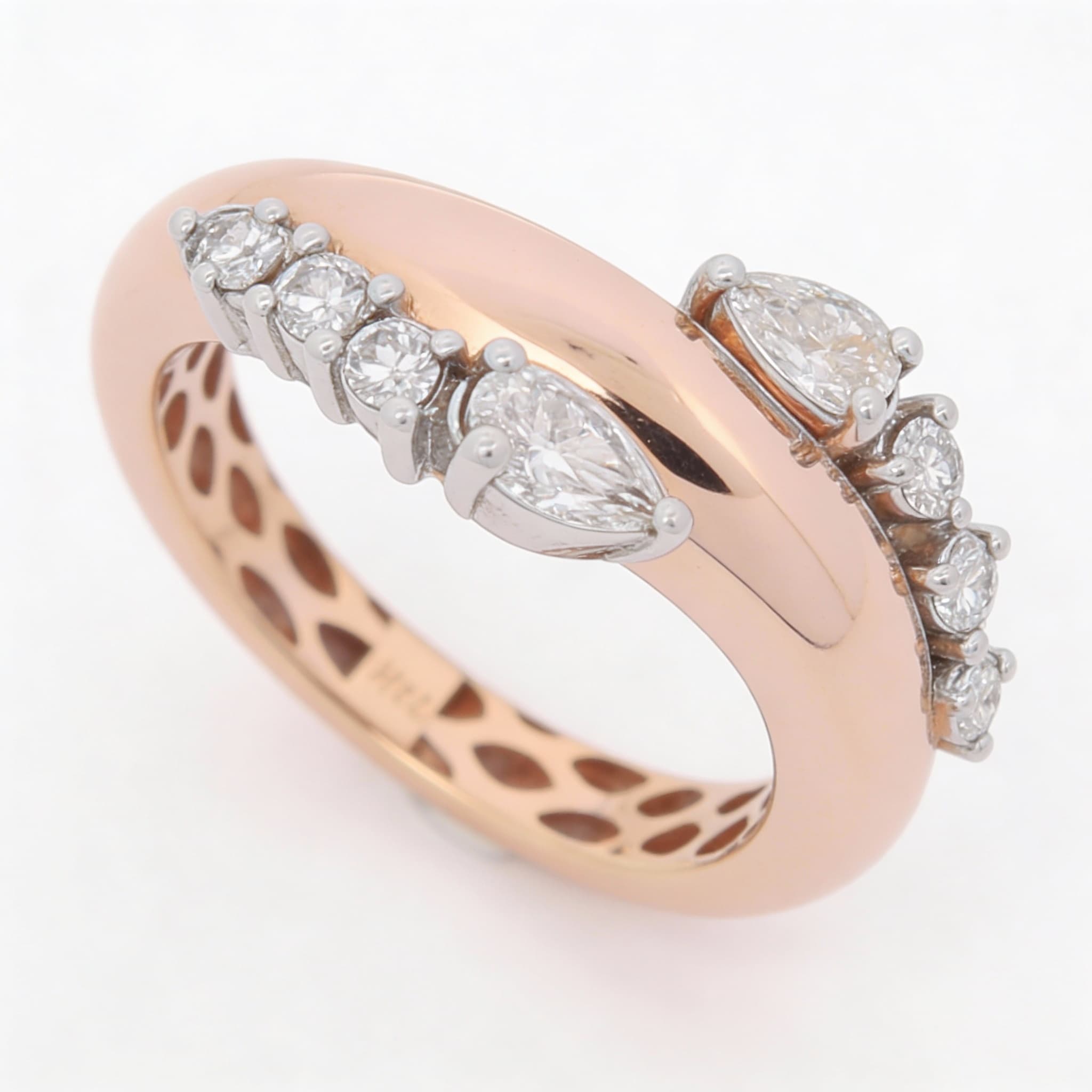 The Hiya Signature IV Aligned Marquise Ring - 6