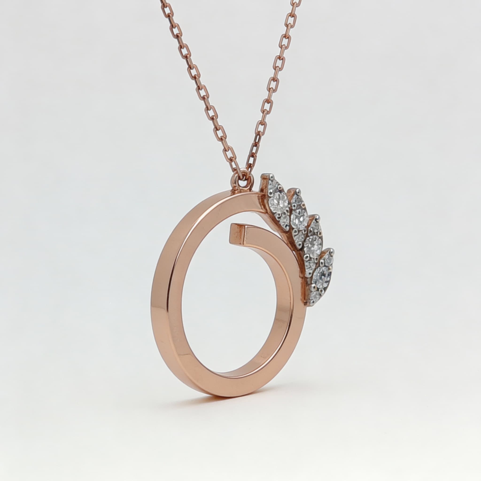 The Hiya Marquise Line Pendant  - 5