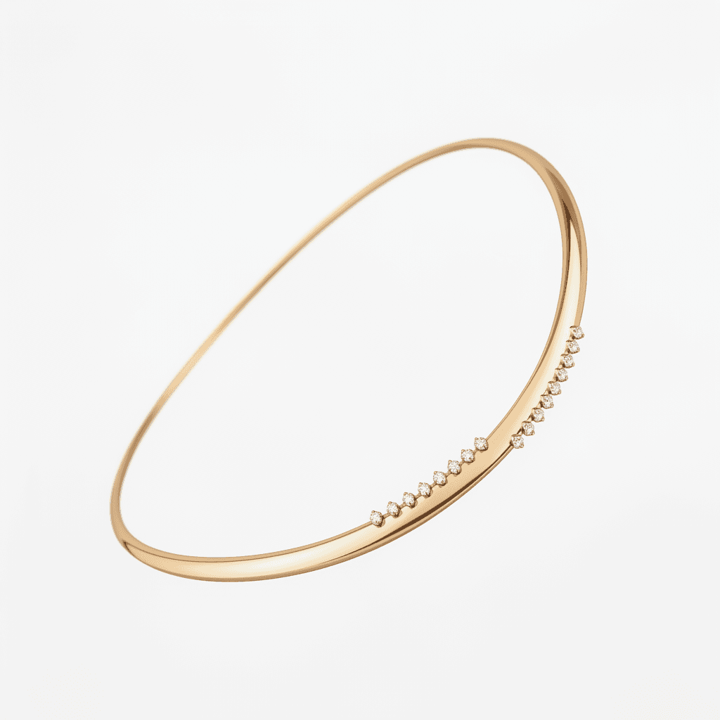 The Hiya Signature IV Linear Trace Diamond Choker - 3
