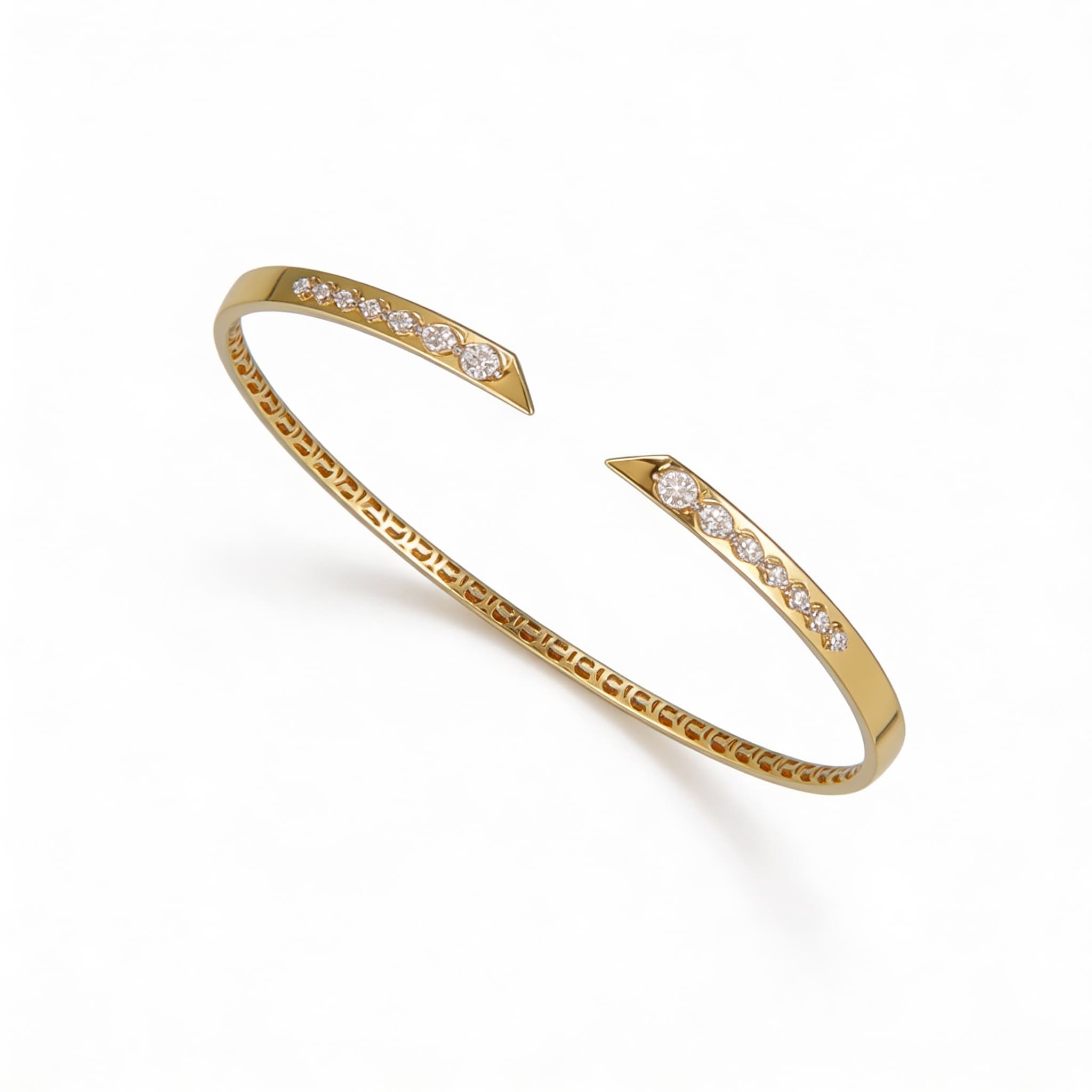 The Hiya Signature IV Point Line Diamond Choker - 4