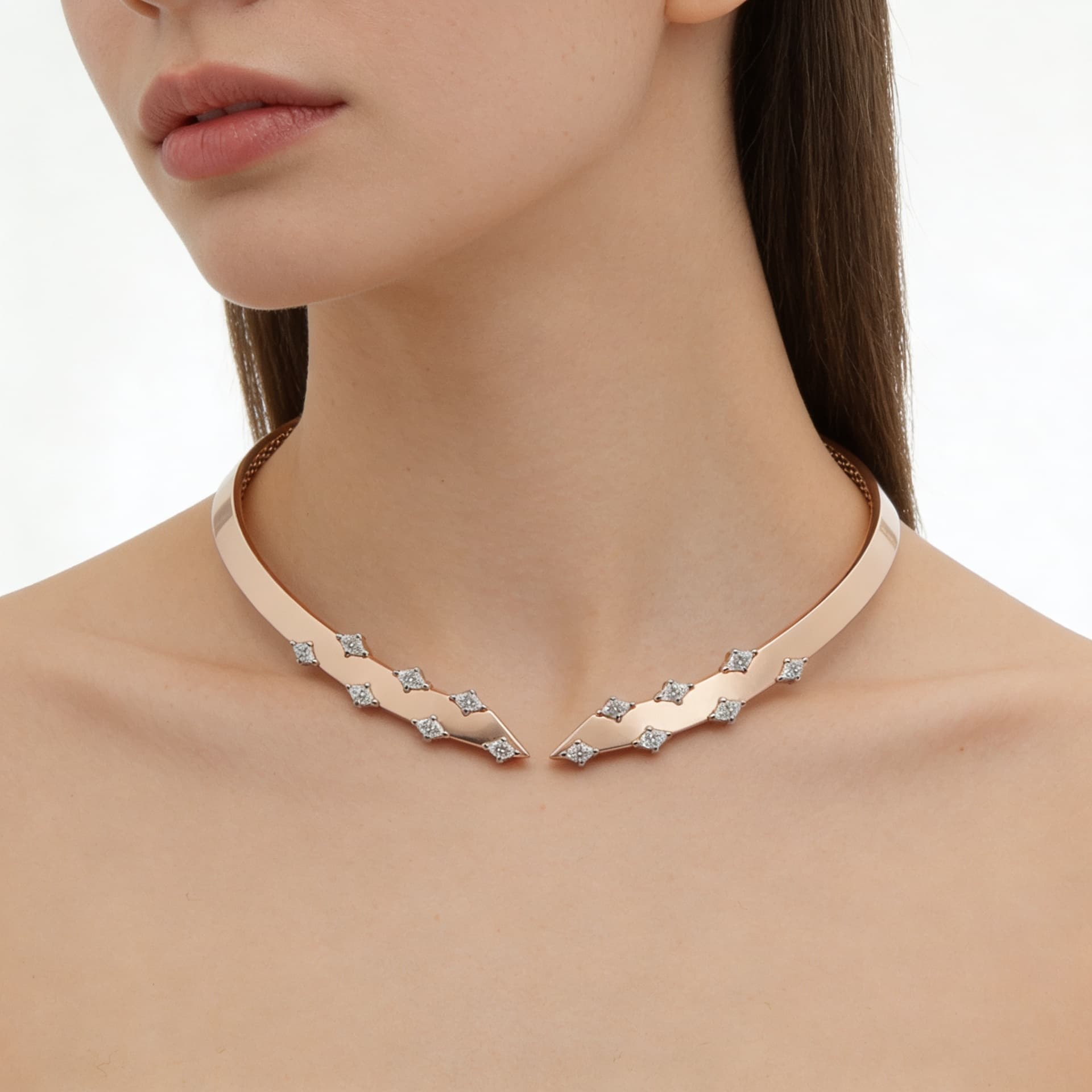 The Hiya Signature IV Edge Diamond Choker