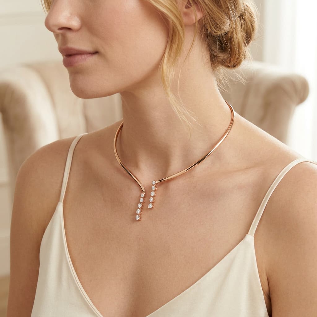 The Hiya Signature IV Signature Line Diamond Choker 