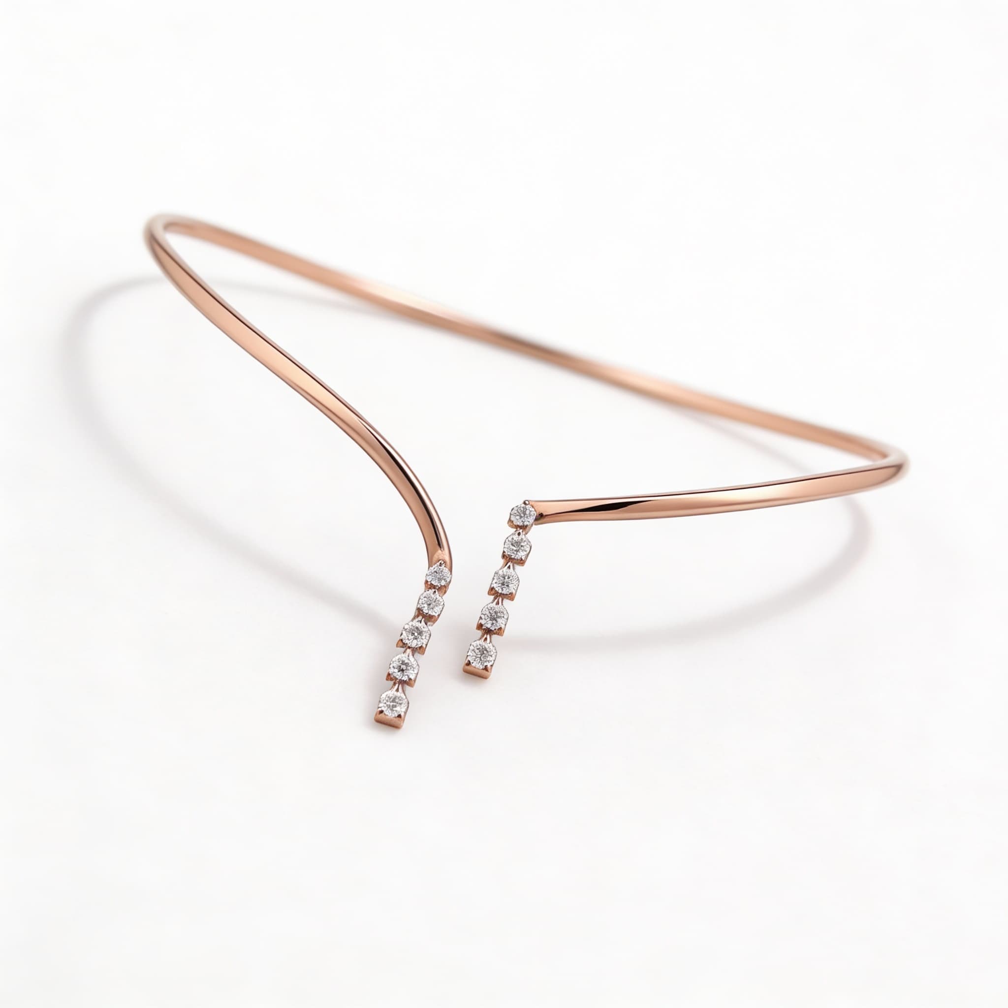 The Hiya Signature IV Signature Line Diamond Choker  - 4