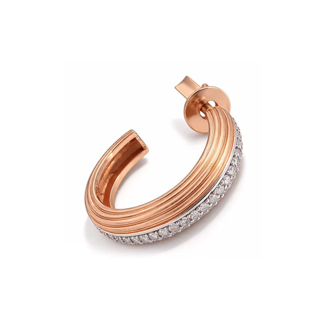 The Hiya Signature IV Prong-Set Diamond Hoops - 3
