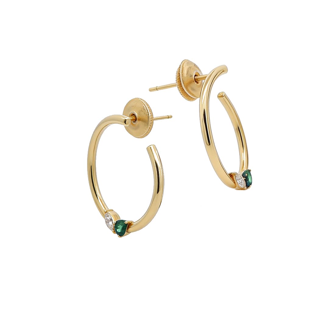 The Hiya Signature IV Accent Hoop Earrings - 4