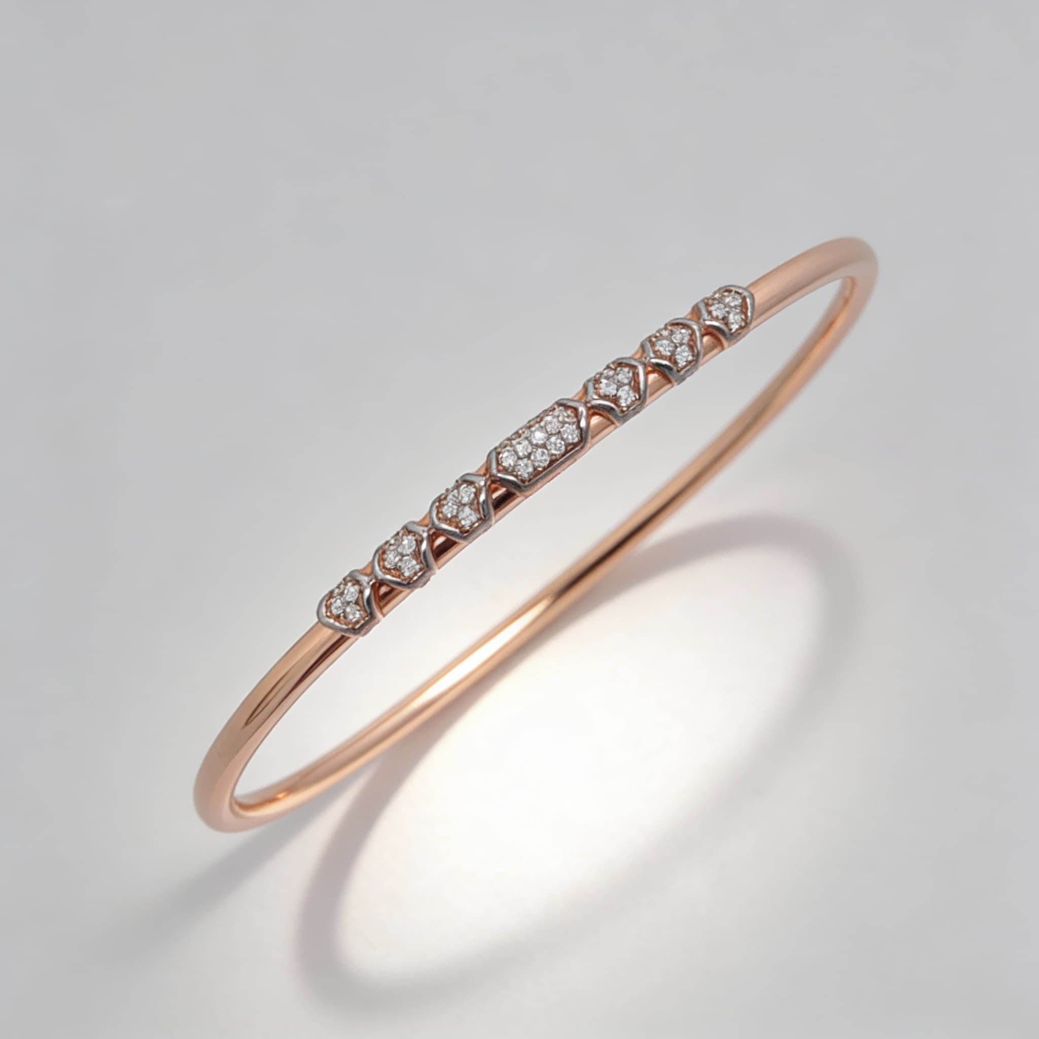 The Hiya Signature Bezel Diamond Bracelet - 3