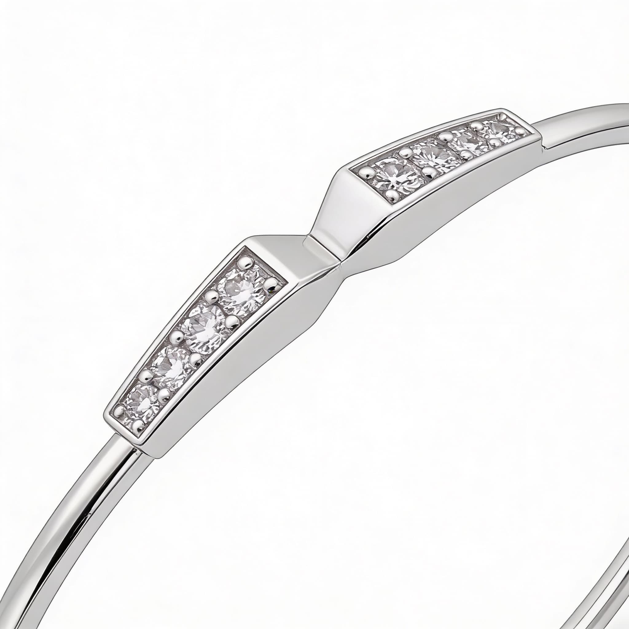 The Hiya Signature Twin Pavé Bracelet  - 3