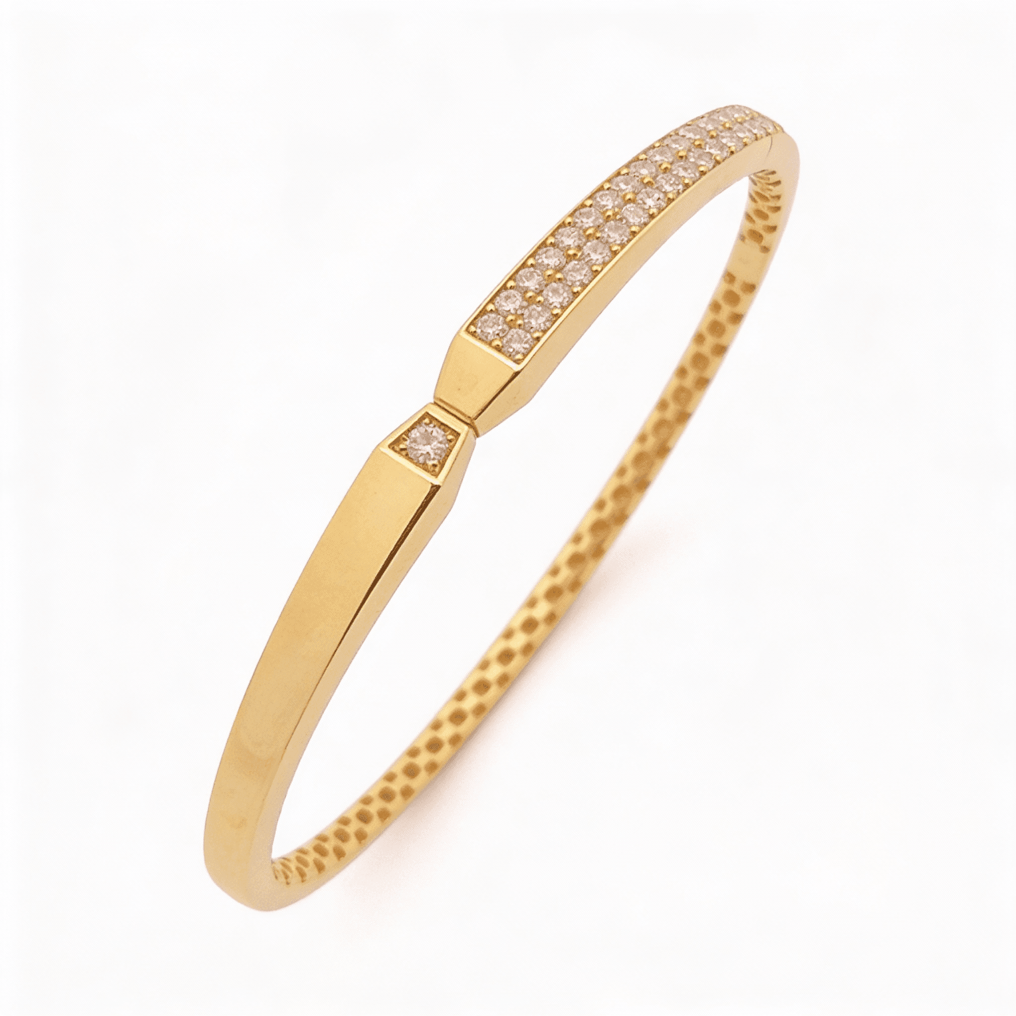 The Hiya Signature Linear Pavé Bracelet  - 3
