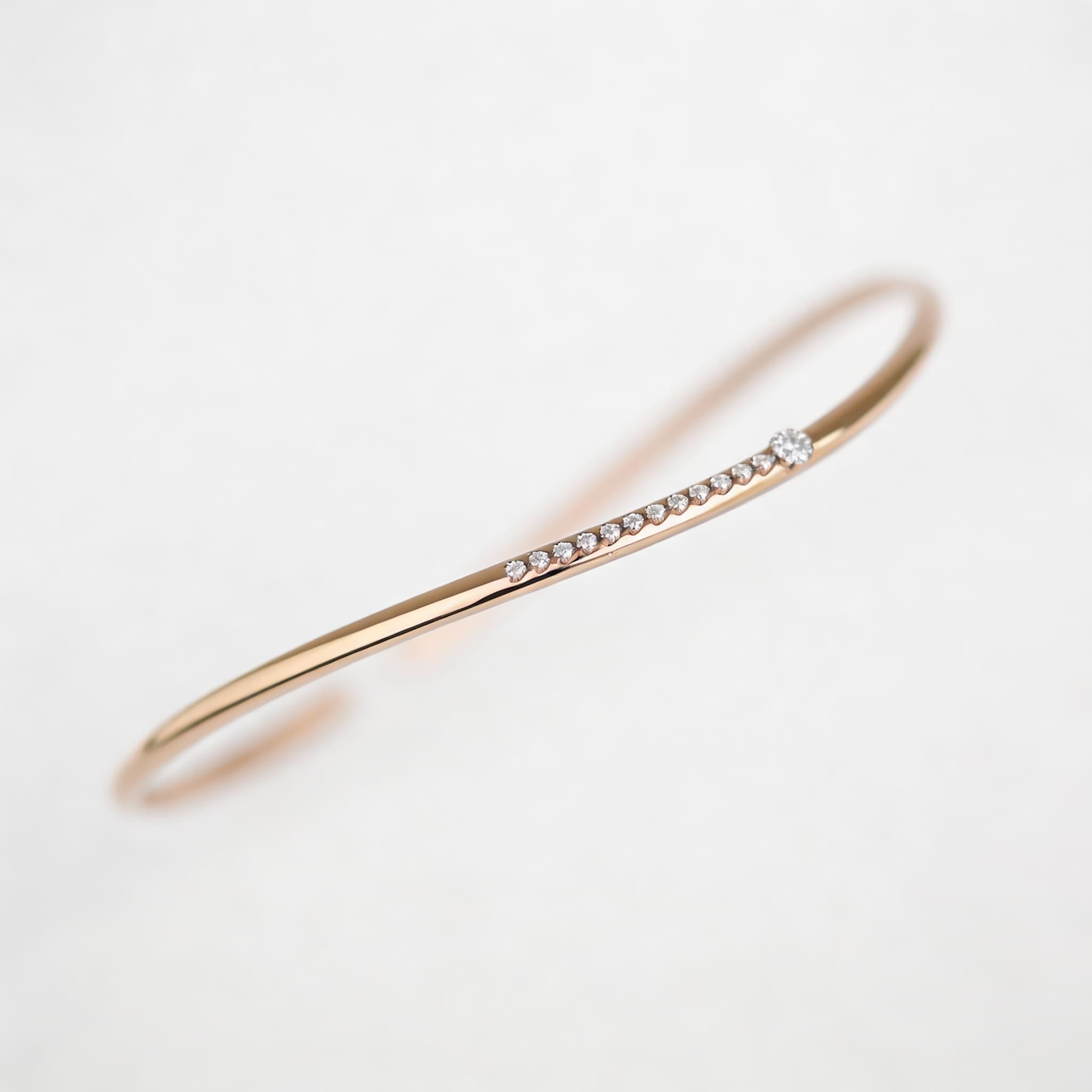 The Hiya Signature IV Single Line Diamond Choker  - 3