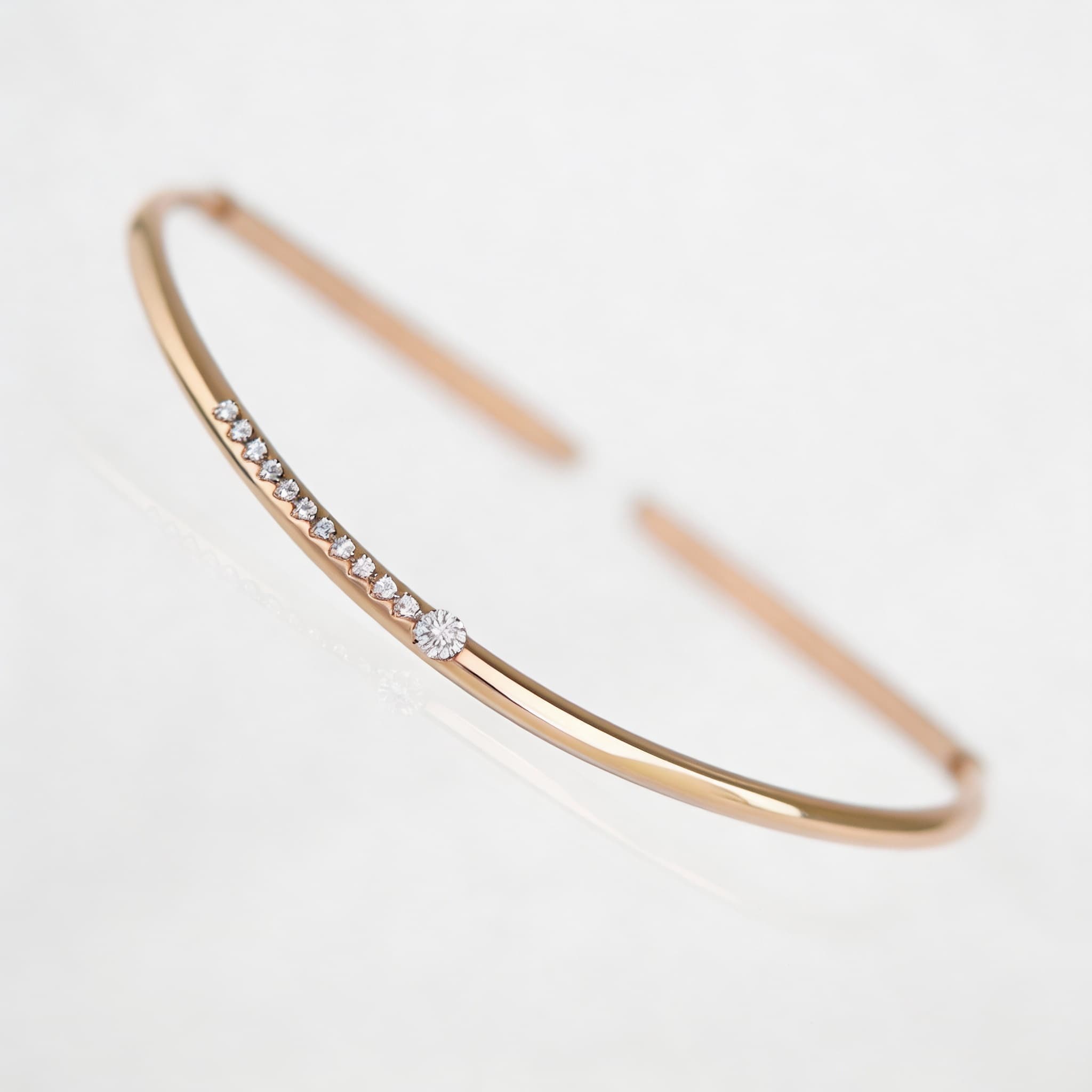 The Hiya Signature IV Single Line Diamond Choker  - 4