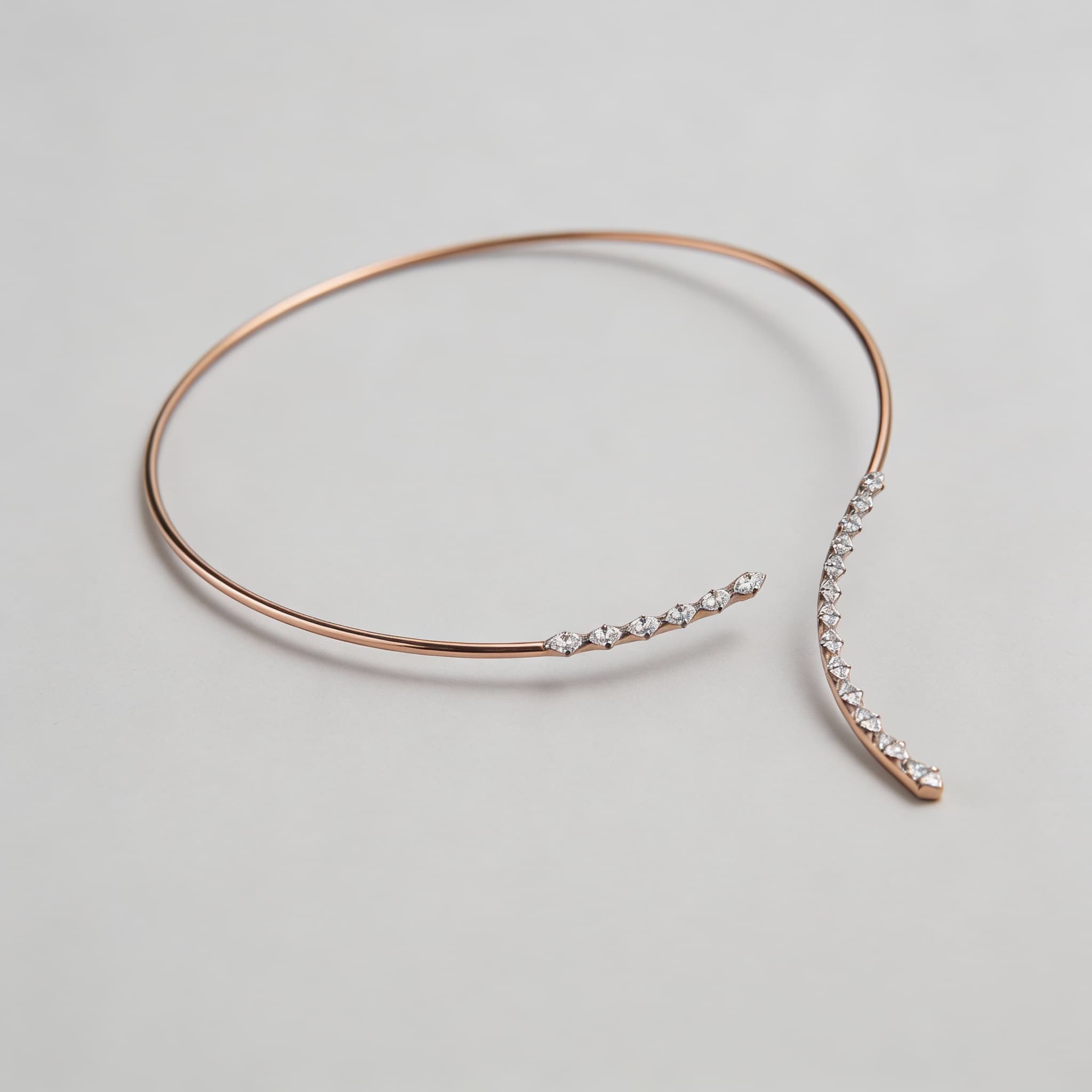 The Hiya Signature IV Open Line Diamond Choker  - 4