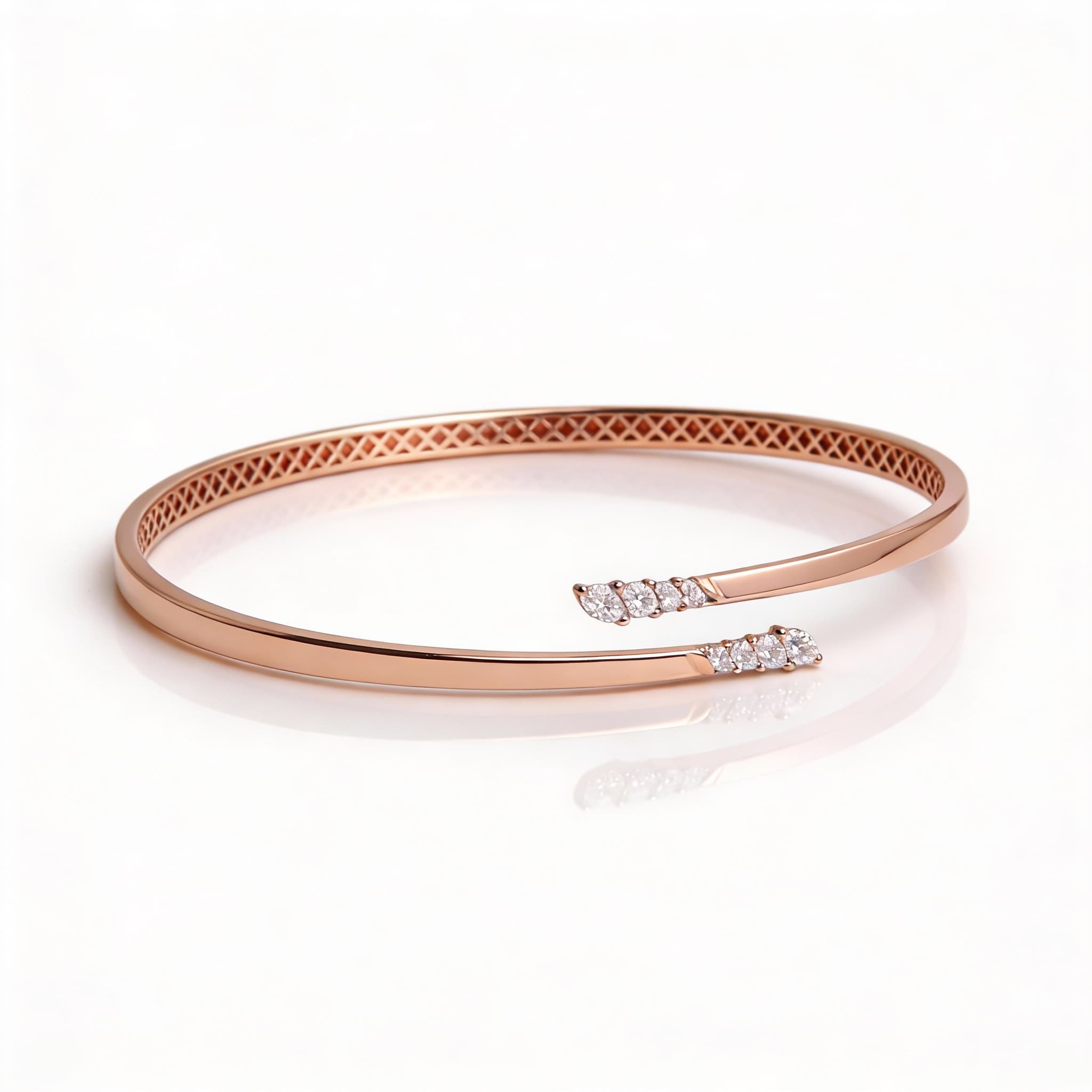 The Hiya Signature IV Open Curve Diamond Choker  - 3