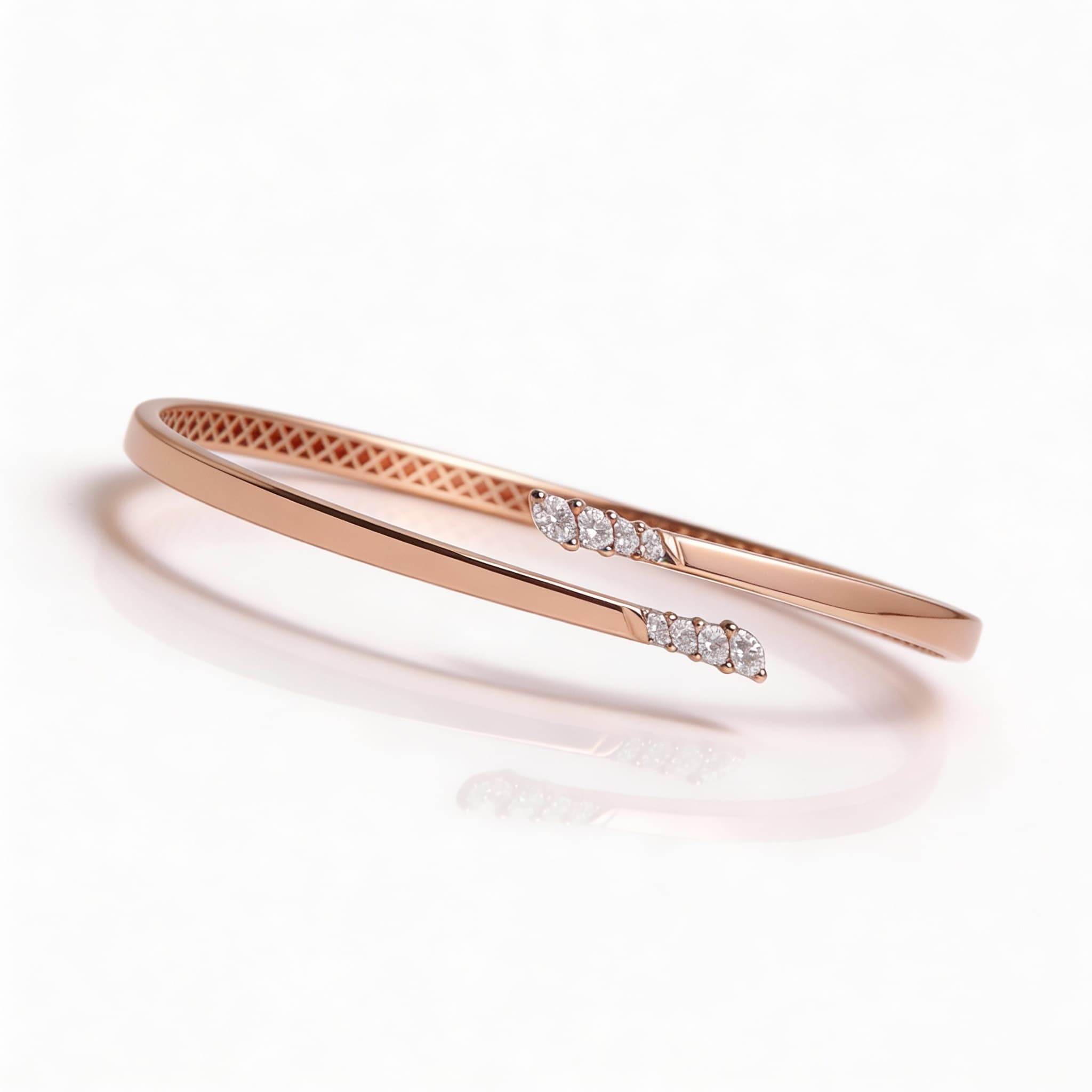 The Hiya Signature IV Open Curve Diamond Choker  - 5