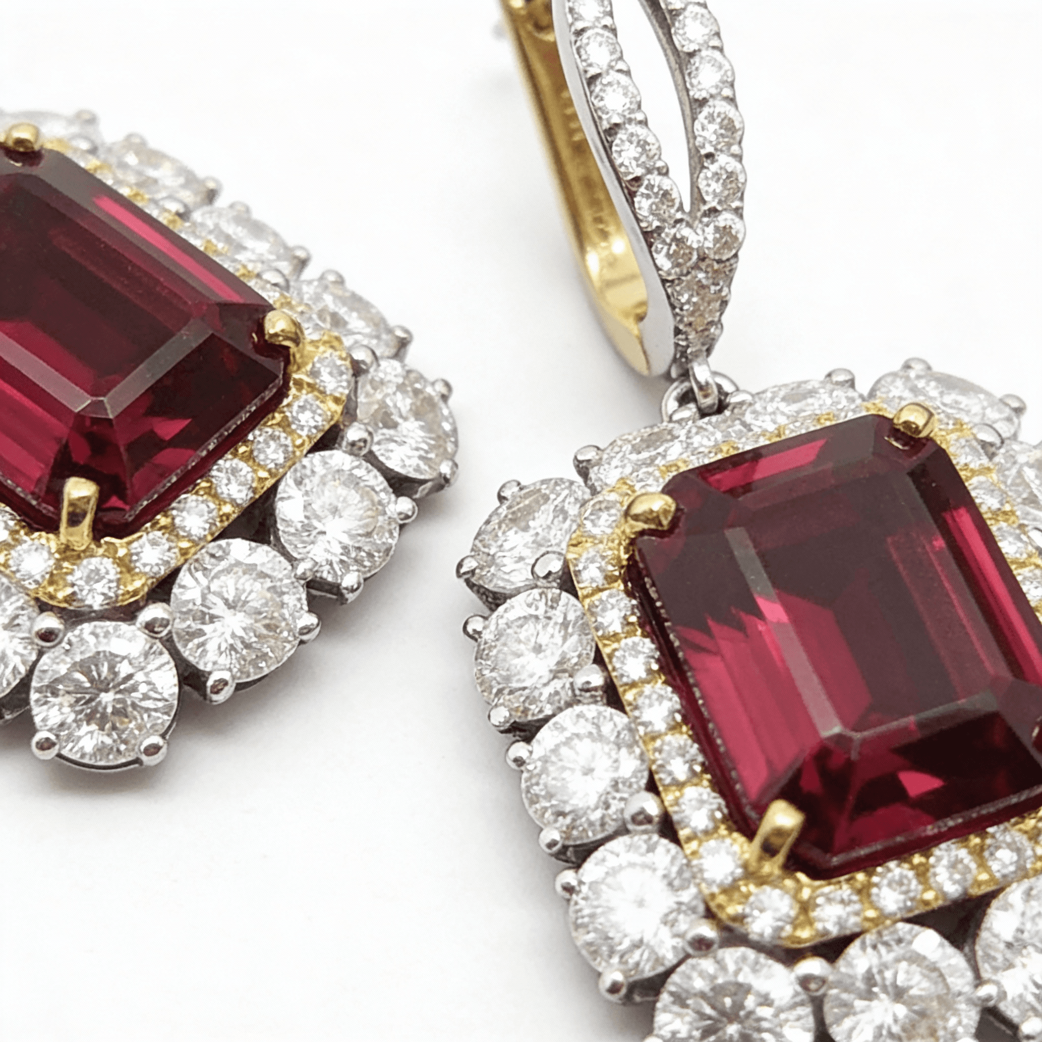 The Peregrinus Imperial Ruby Frame Earrings - 6