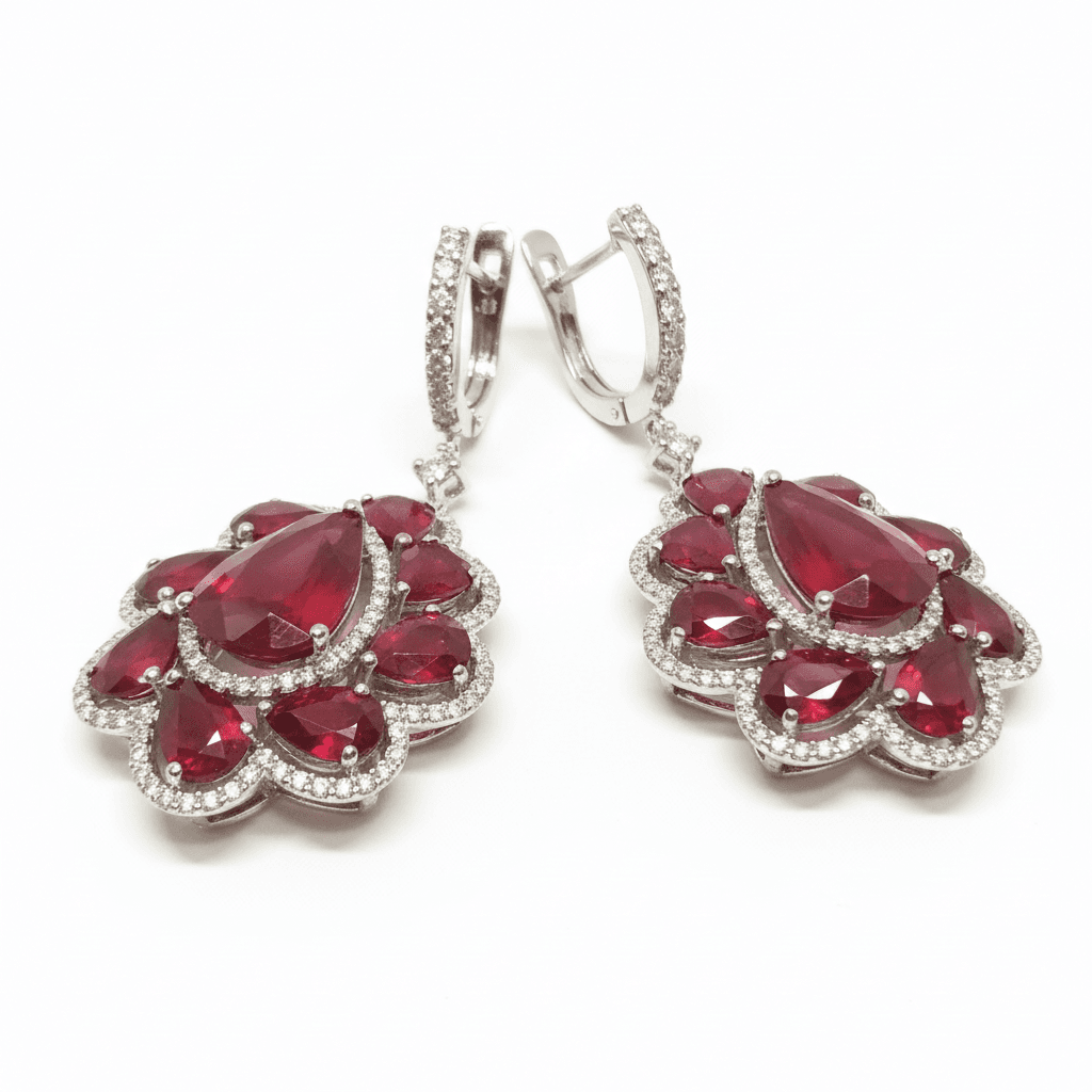 The Peregrinus Ruby Imperial Cluster Drops - 3