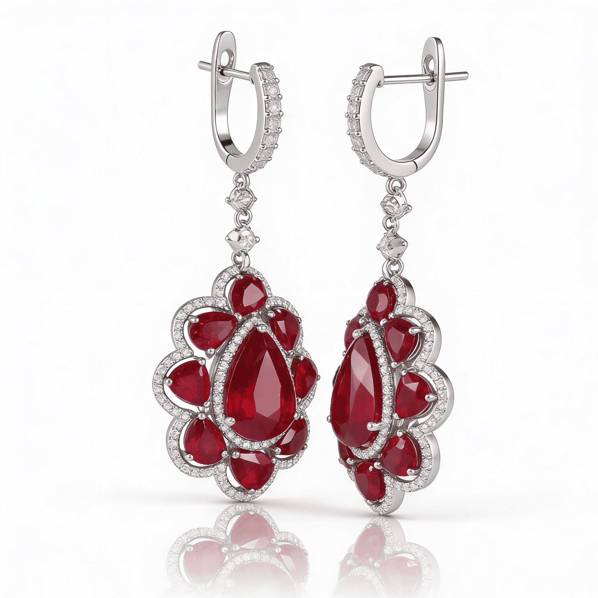 The Peregrinus Ruby Imperial Cluster Drops - 5