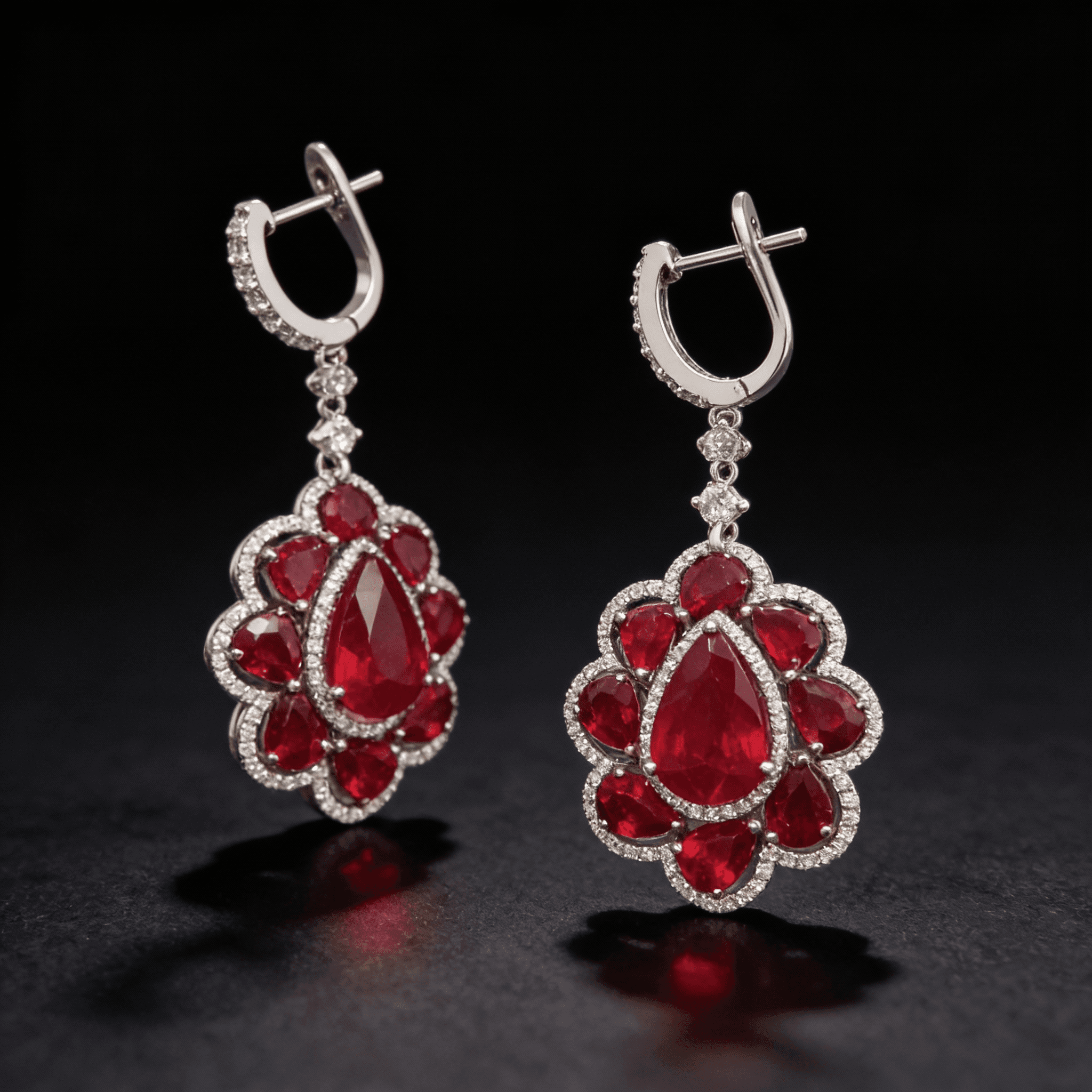 The Peregrinus Ruby Imperial Cluster Drops - 6