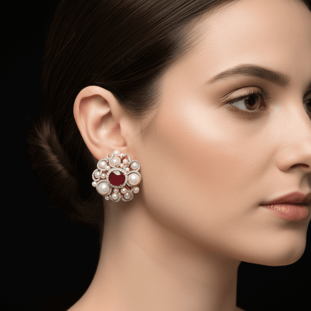 The Peregrinus Ruby Pearl Imperial Rosette