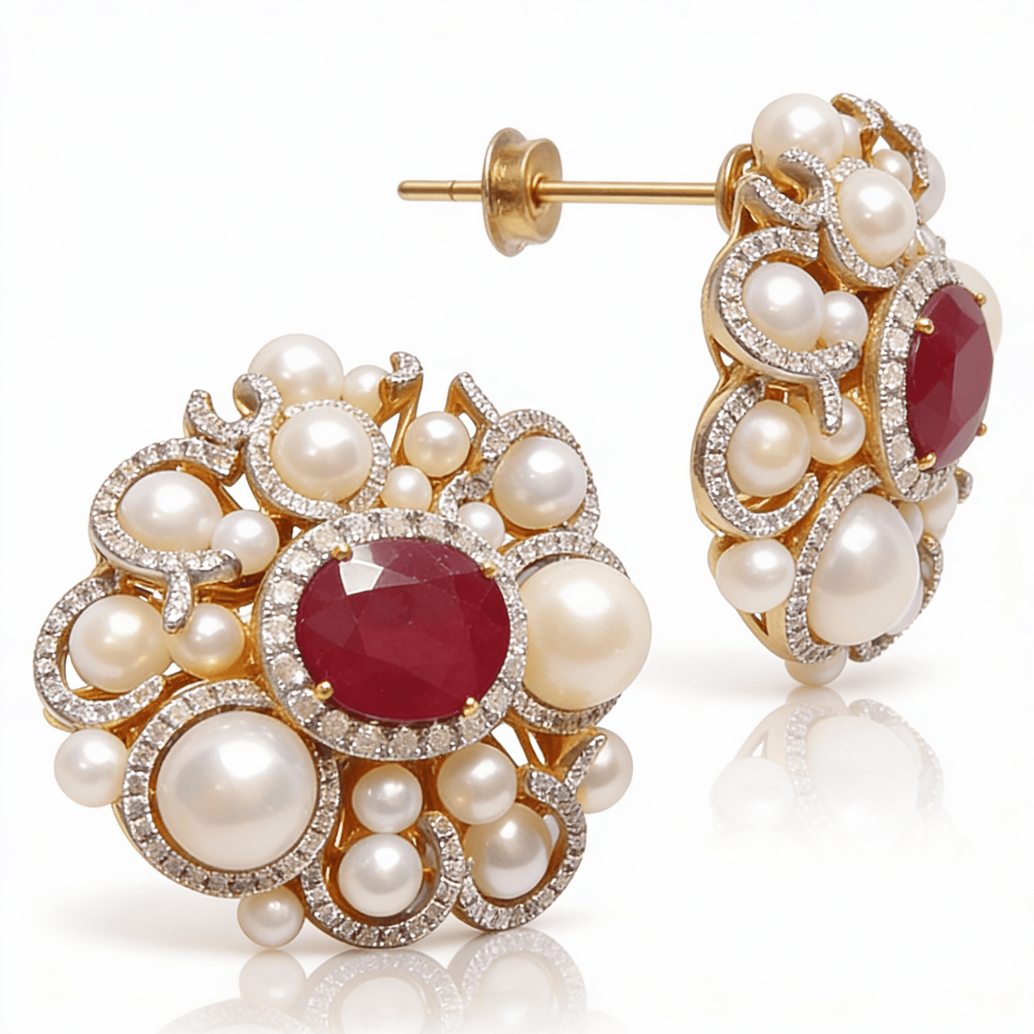 The Peregrinus Ruby Pearl Imperial Rosette - 3