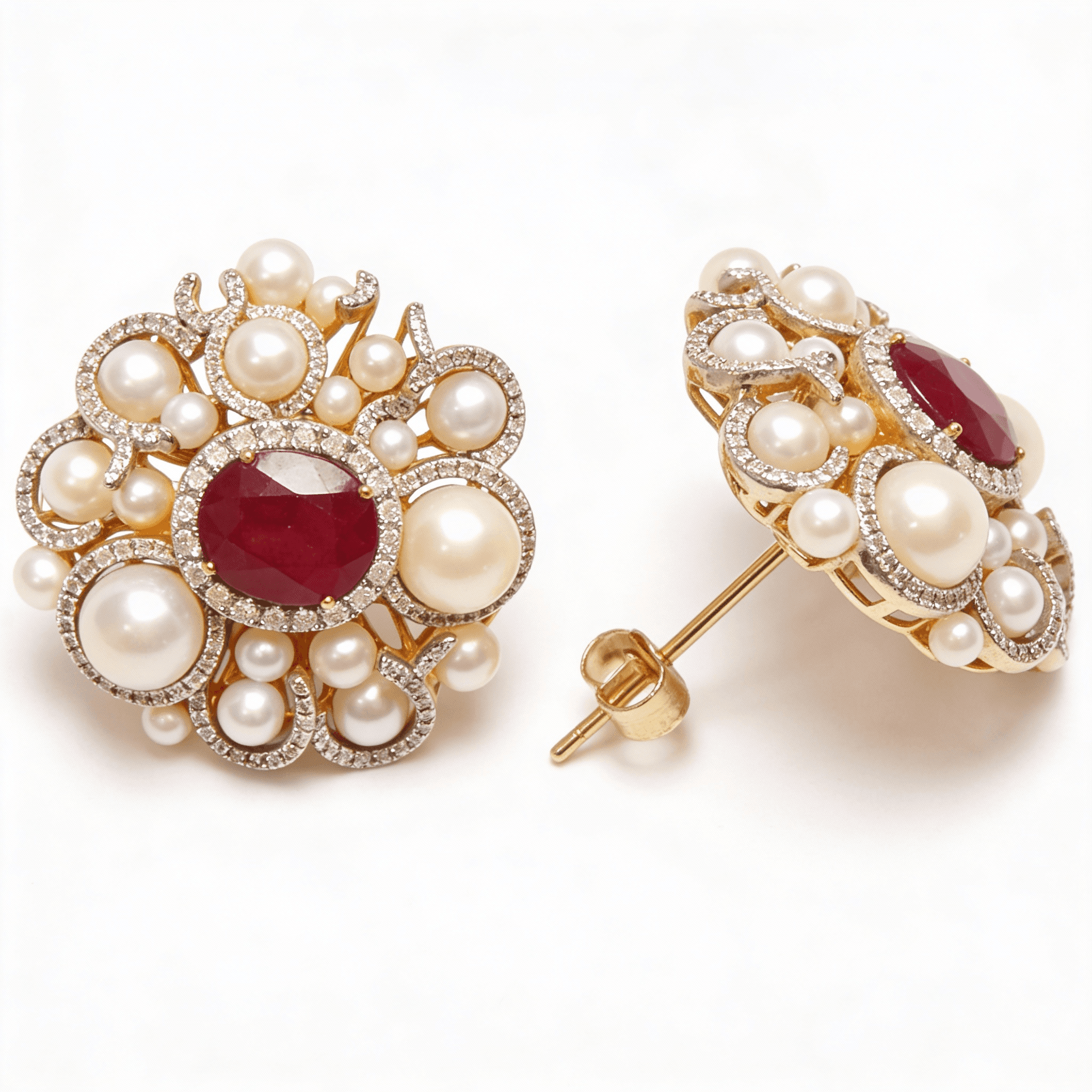 The Peregrinus Ruby Pearl Imperial Rosette - 4