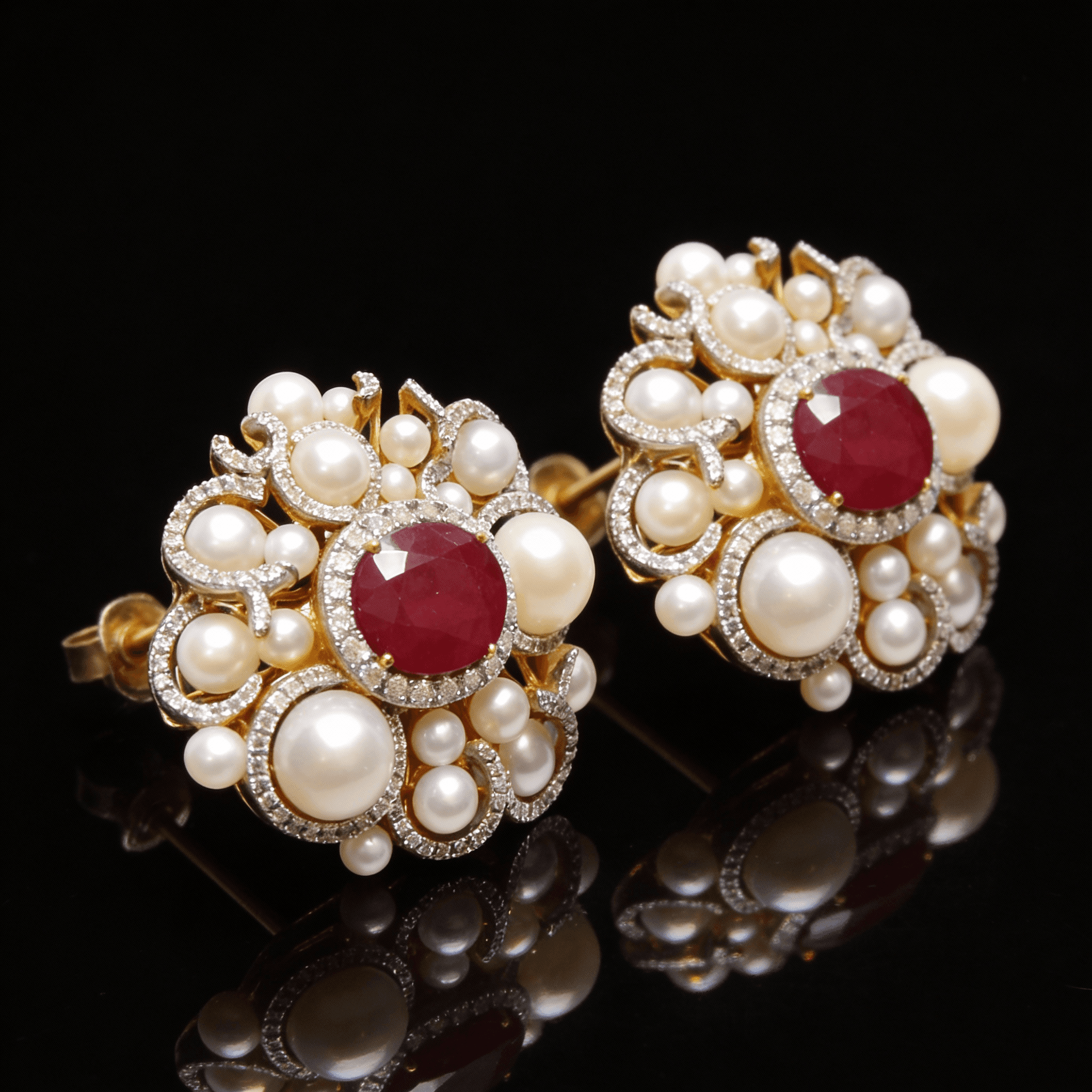 The Peregrinus Ruby Pearl Imperial Rosette - 6