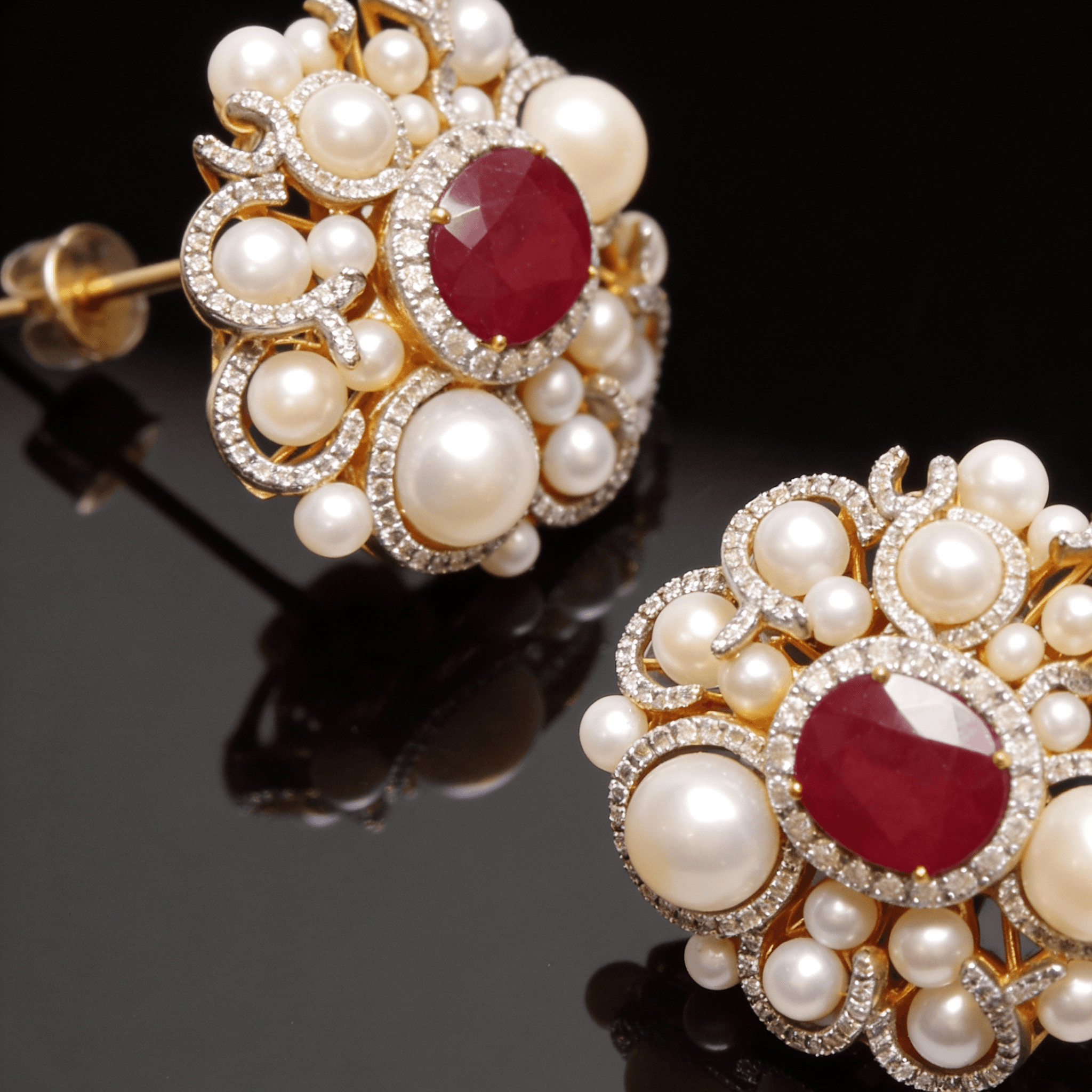 The Peregrinus Ruby Pearl Imperial Rosette - 7