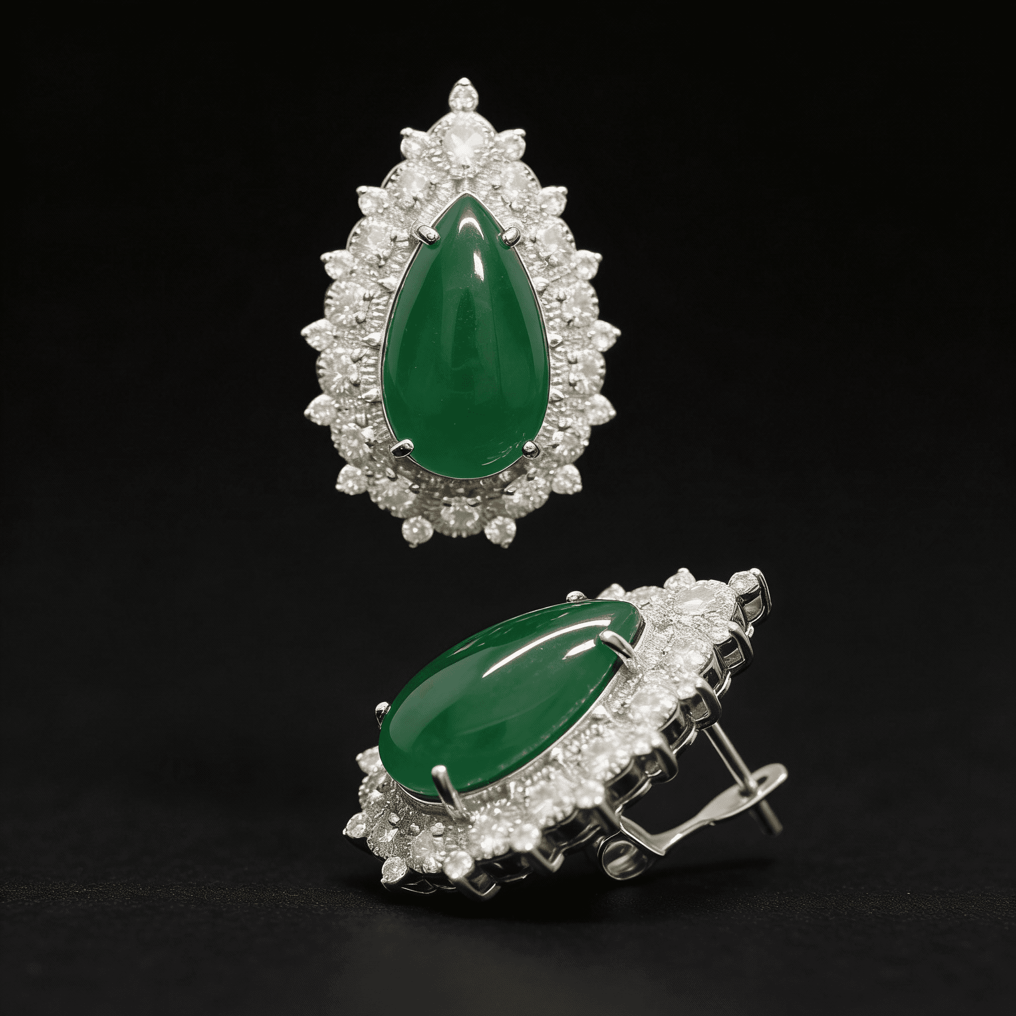 The Peregrinus Emerald Royal Teardrops - 6