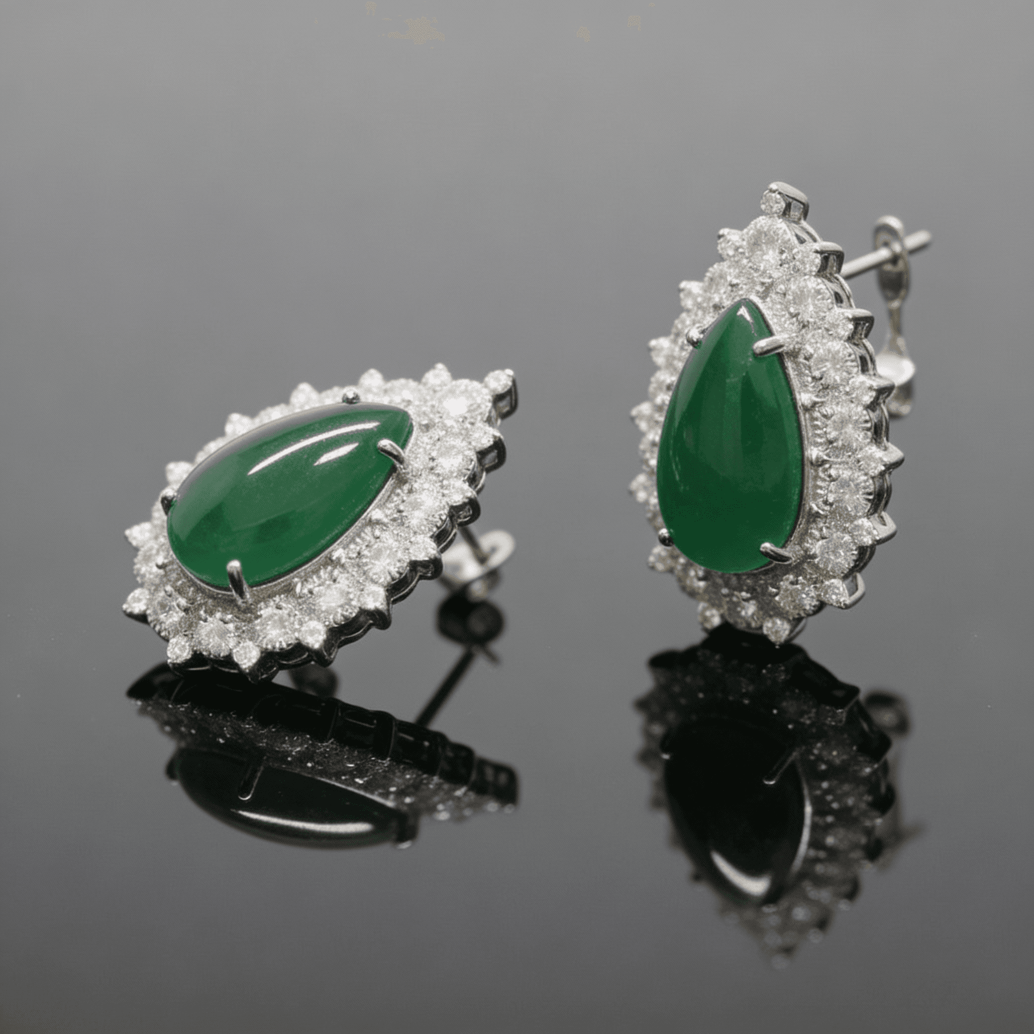 The Peregrinus Emerald Royal Teardrops - 7