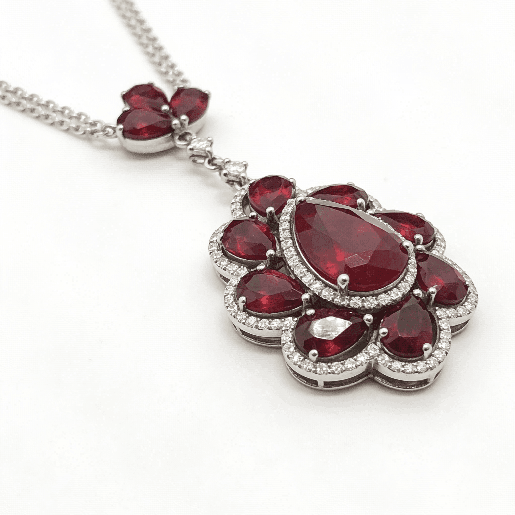 The Peregrinus Ruby Imperial Cluster Drops - 4