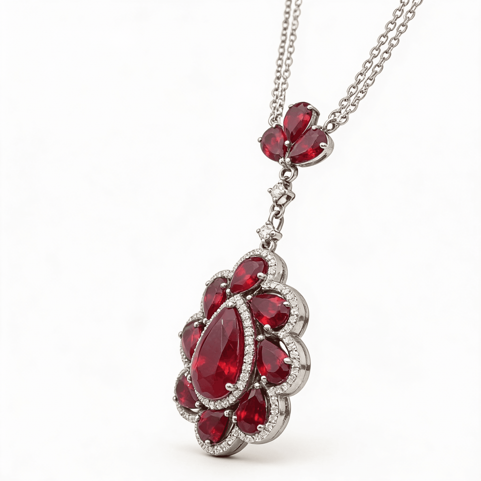 The Peregrinus Ruby Imperial Cluster Drops - 5
