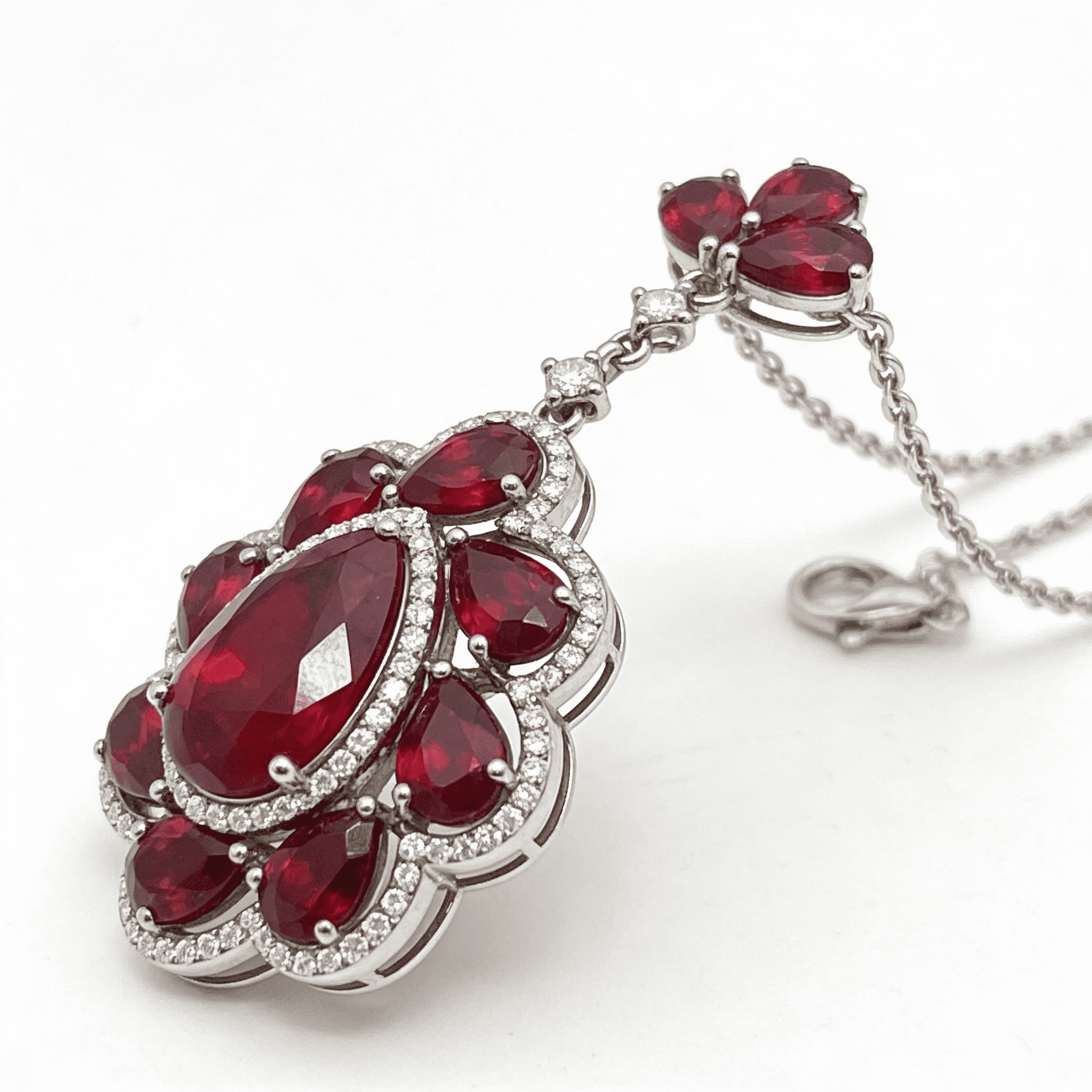 The Peregrinus Ruby Imperial Cluster Drops - 6