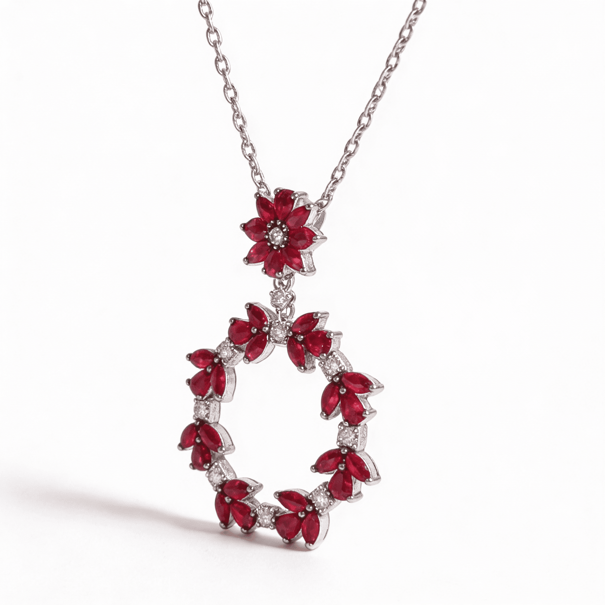 The Peregrinus Ruby Garland Pendant - 4