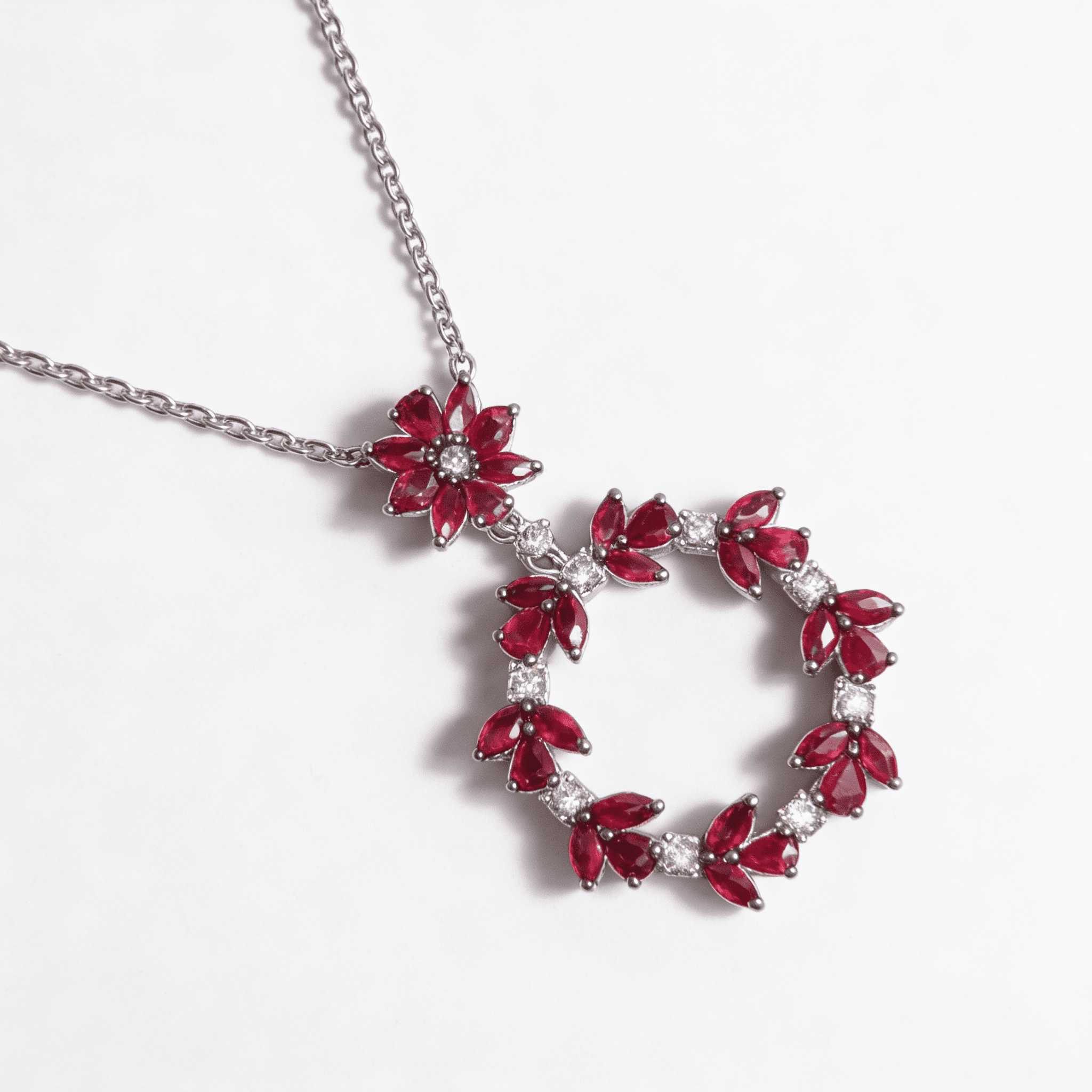 The Peregrinus Ruby Garland Pendant - 5