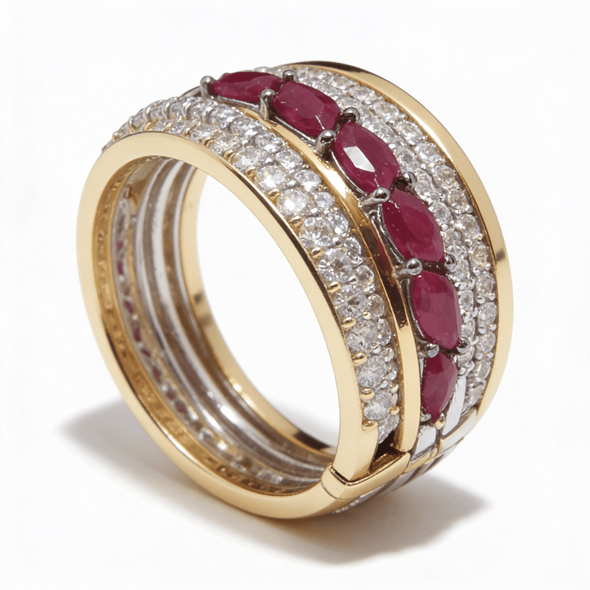 The Peregrinus Imperial Marquise Ruby Ring Sequence - 4