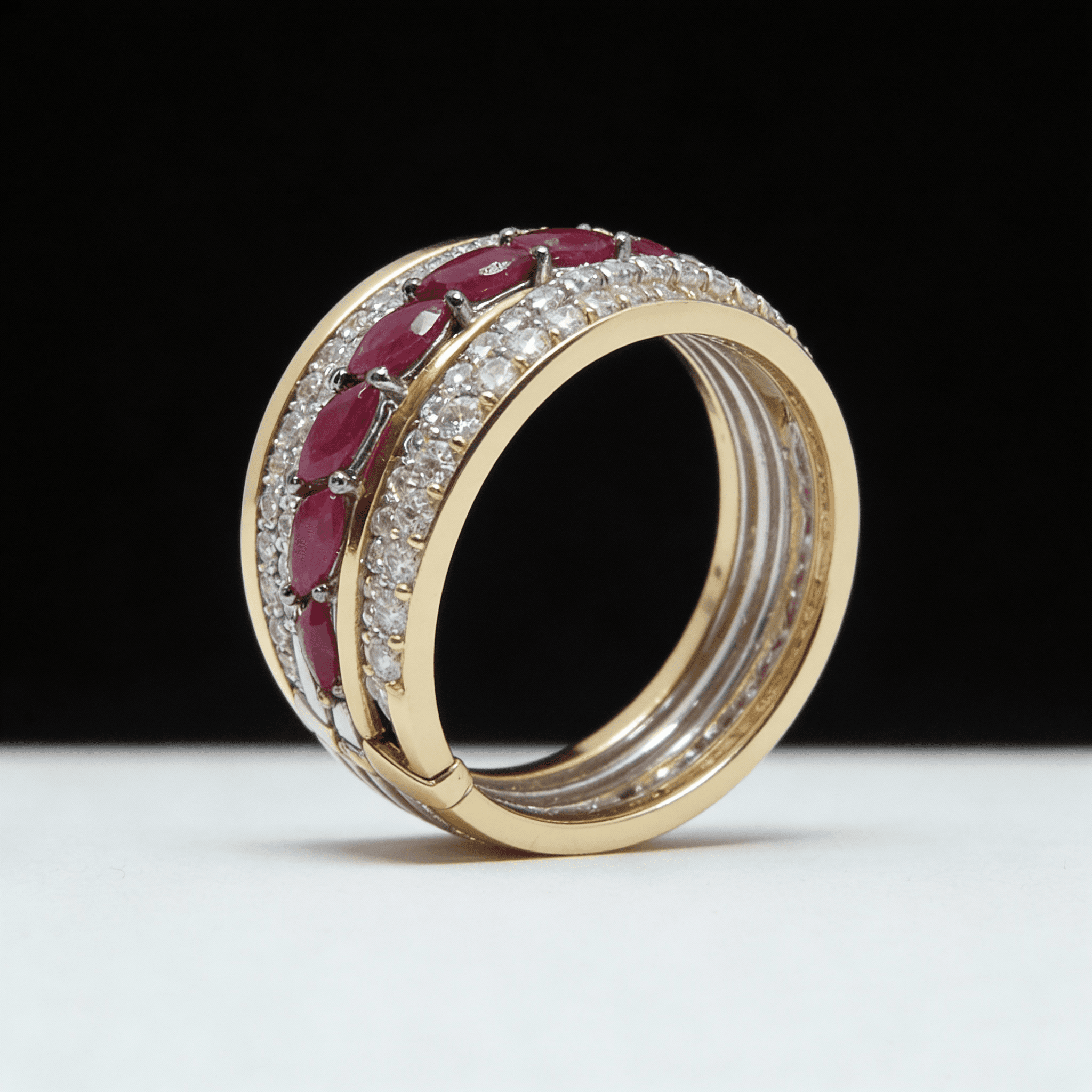 The Peregrinus Imperial Marquise Ruby Ring Sequence - 7