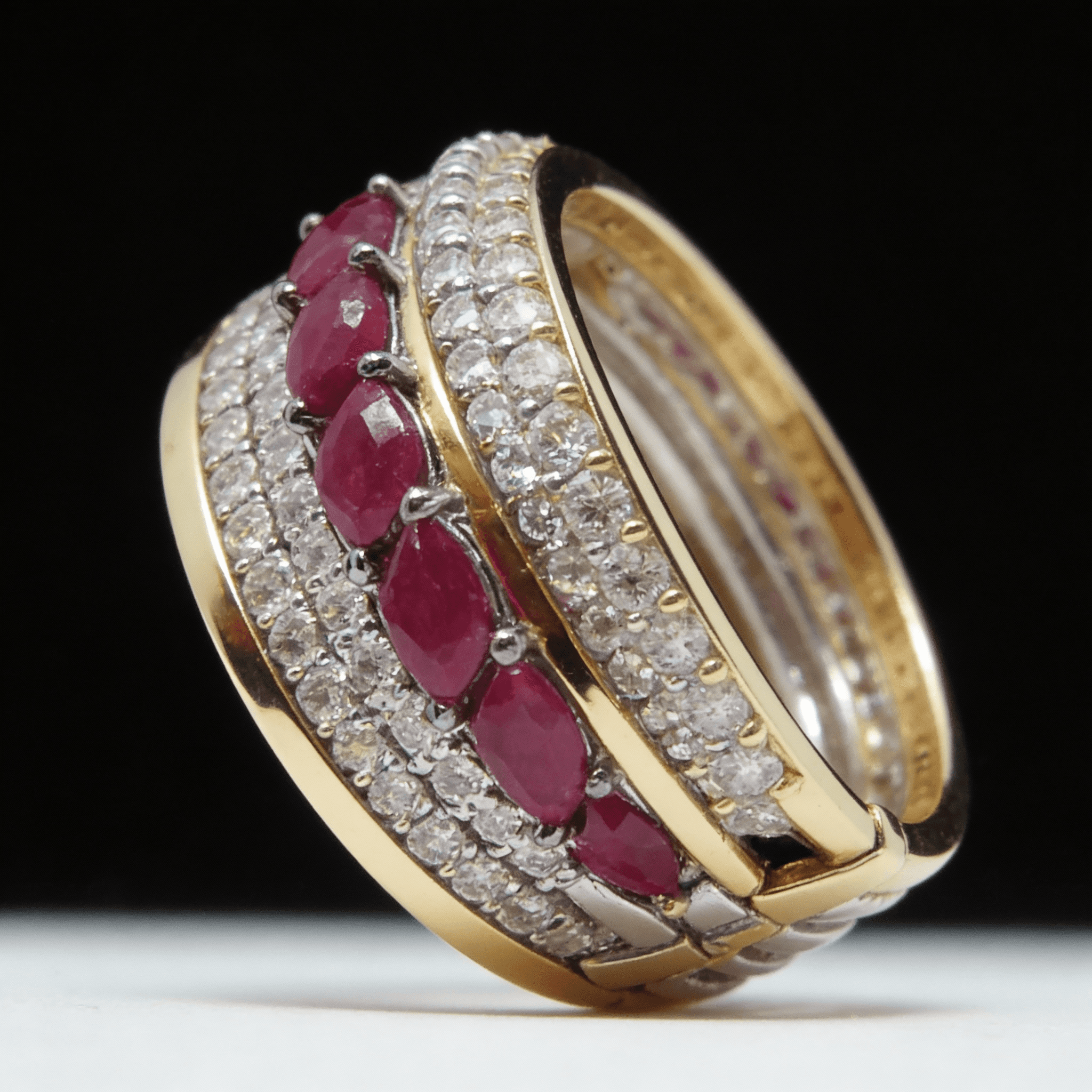 The Peregrinus Imperial Marquise Ruby Ring Sequence - 8
