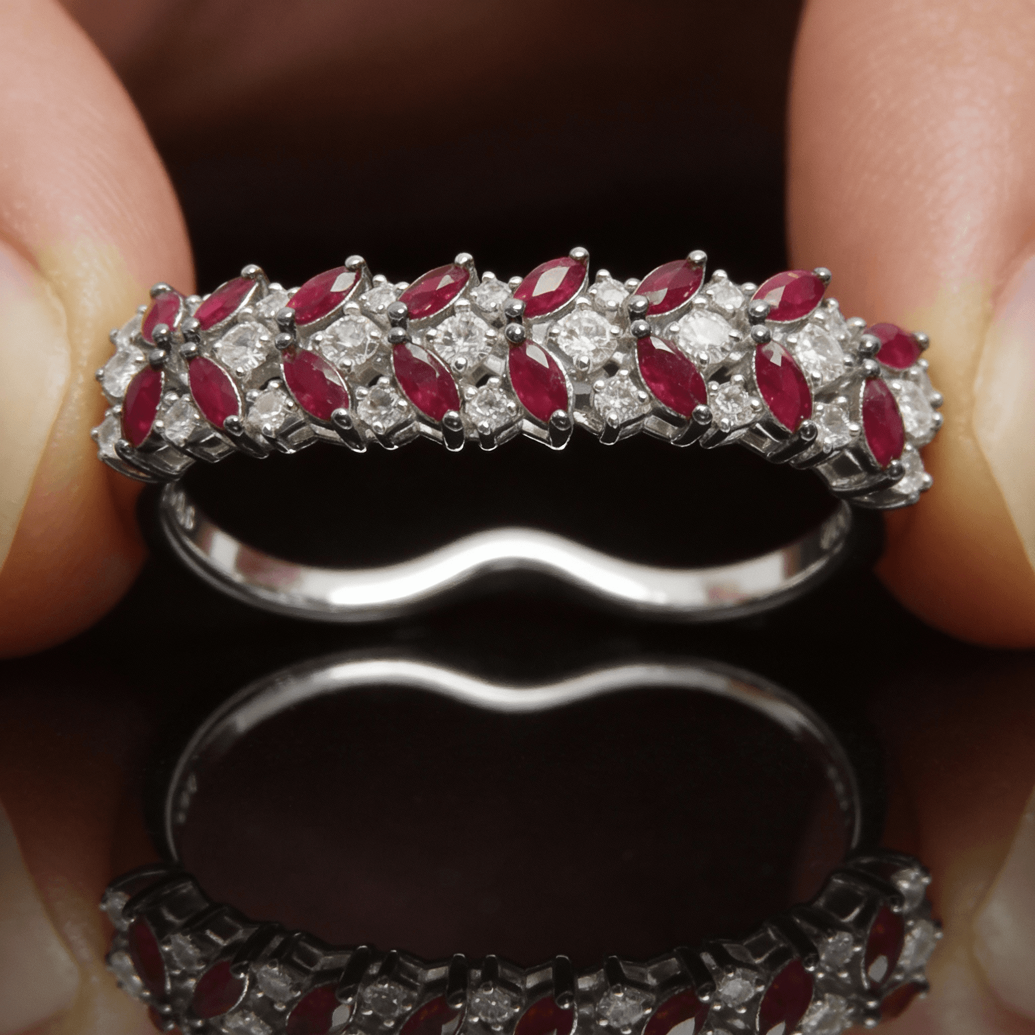 The Peregrinus Ruby Imperial Contour Ring