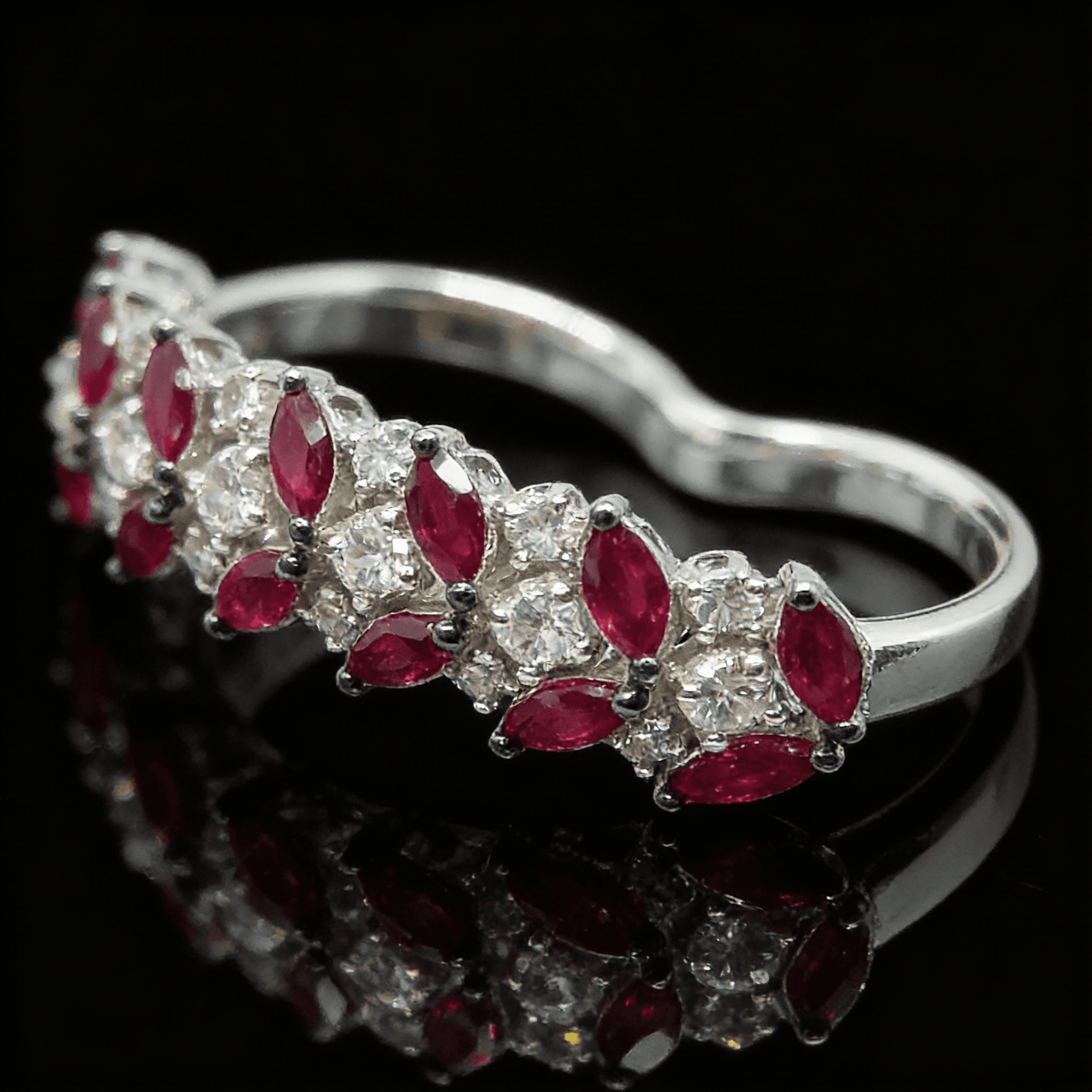 The Peregrinus Ruby Imperial Contour Ring - 6