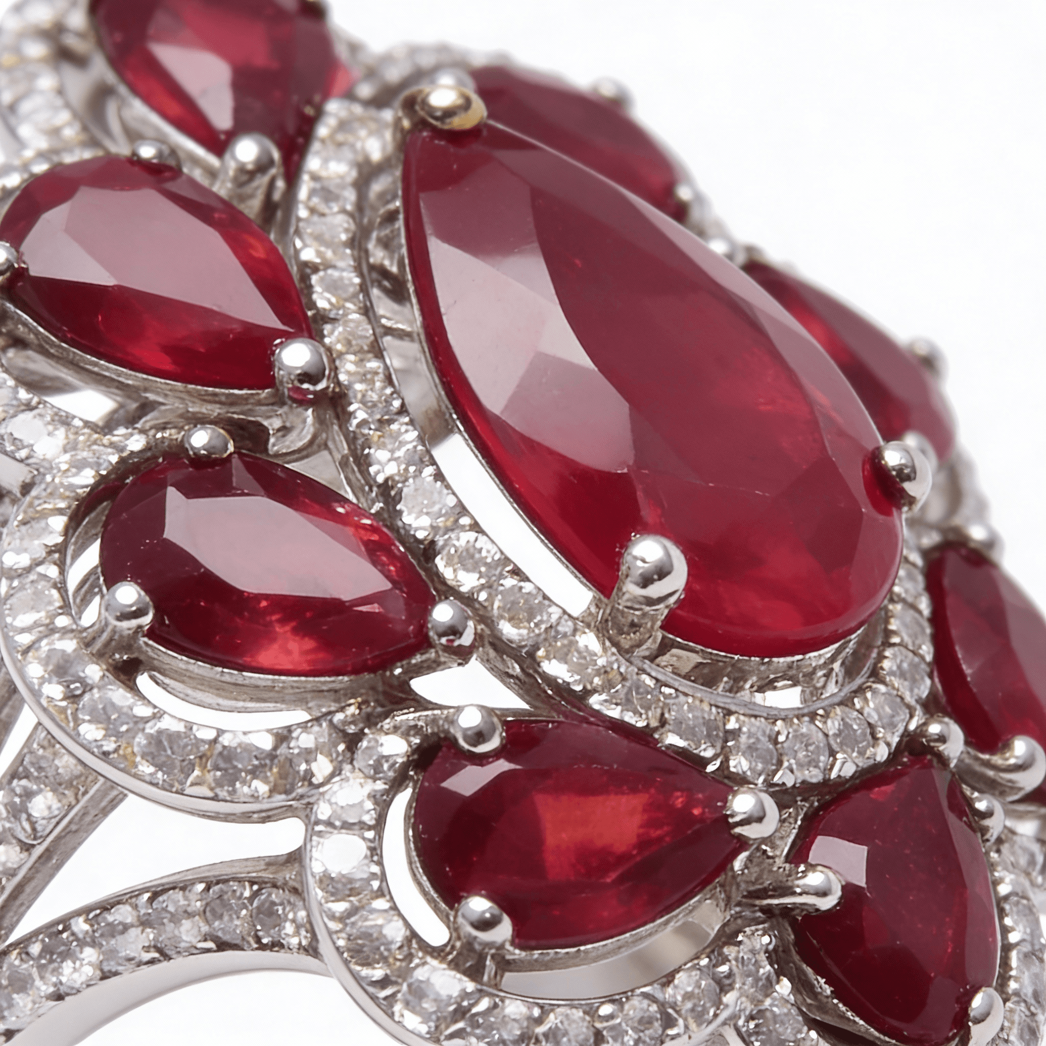 The Peregrinus Ruby Imperial Cluster Ring - 5