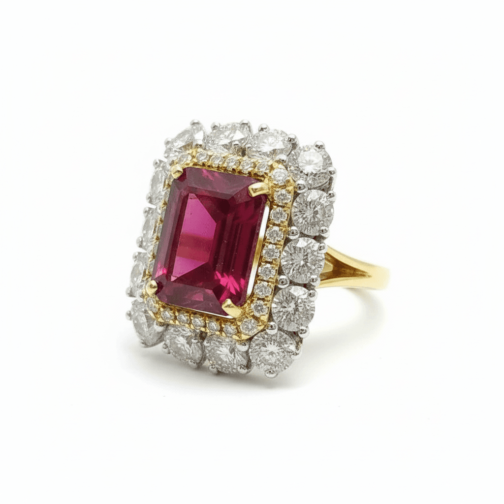 The Peregrinus Imperial Ruby Frame Ring - 3